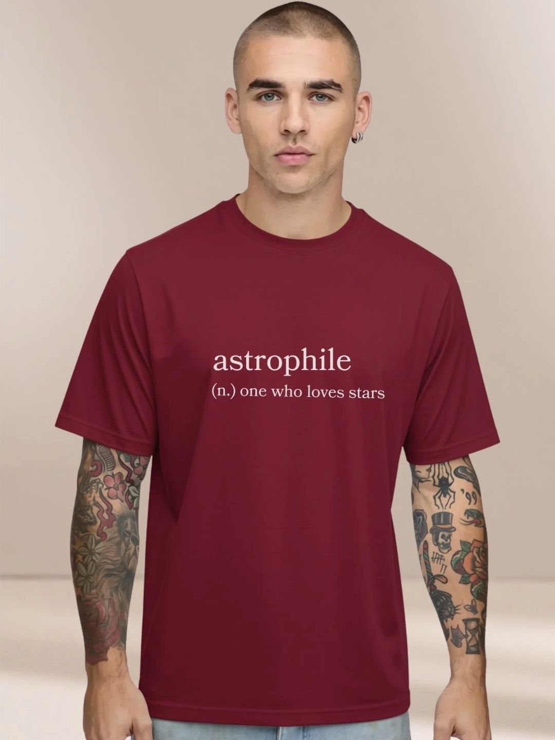 MEG FASHION Men Typography Printed T-shirt-picture-58
