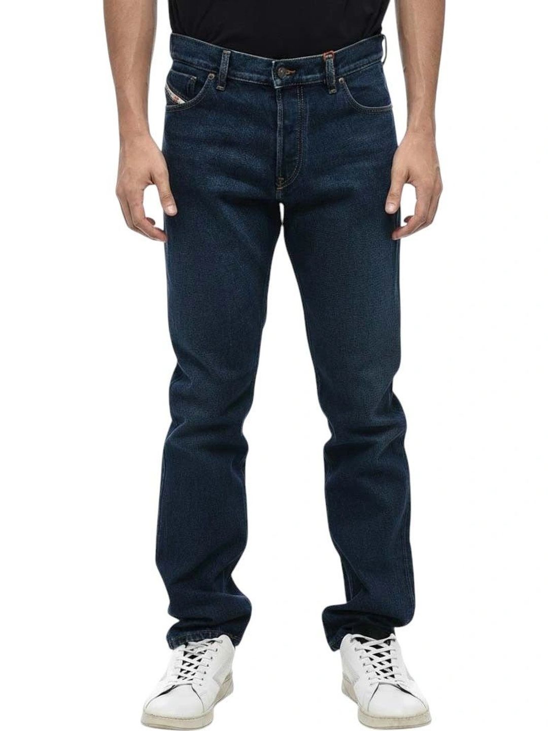 DIESEL Men Straight Fit Mid-Rise Jeans-picture-35
