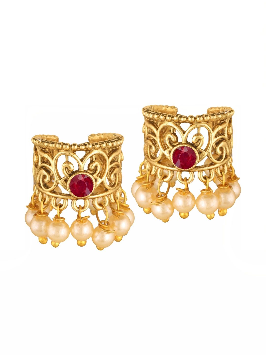 VIVASTRI Geometric Ear Cuff Earrings-picture-28