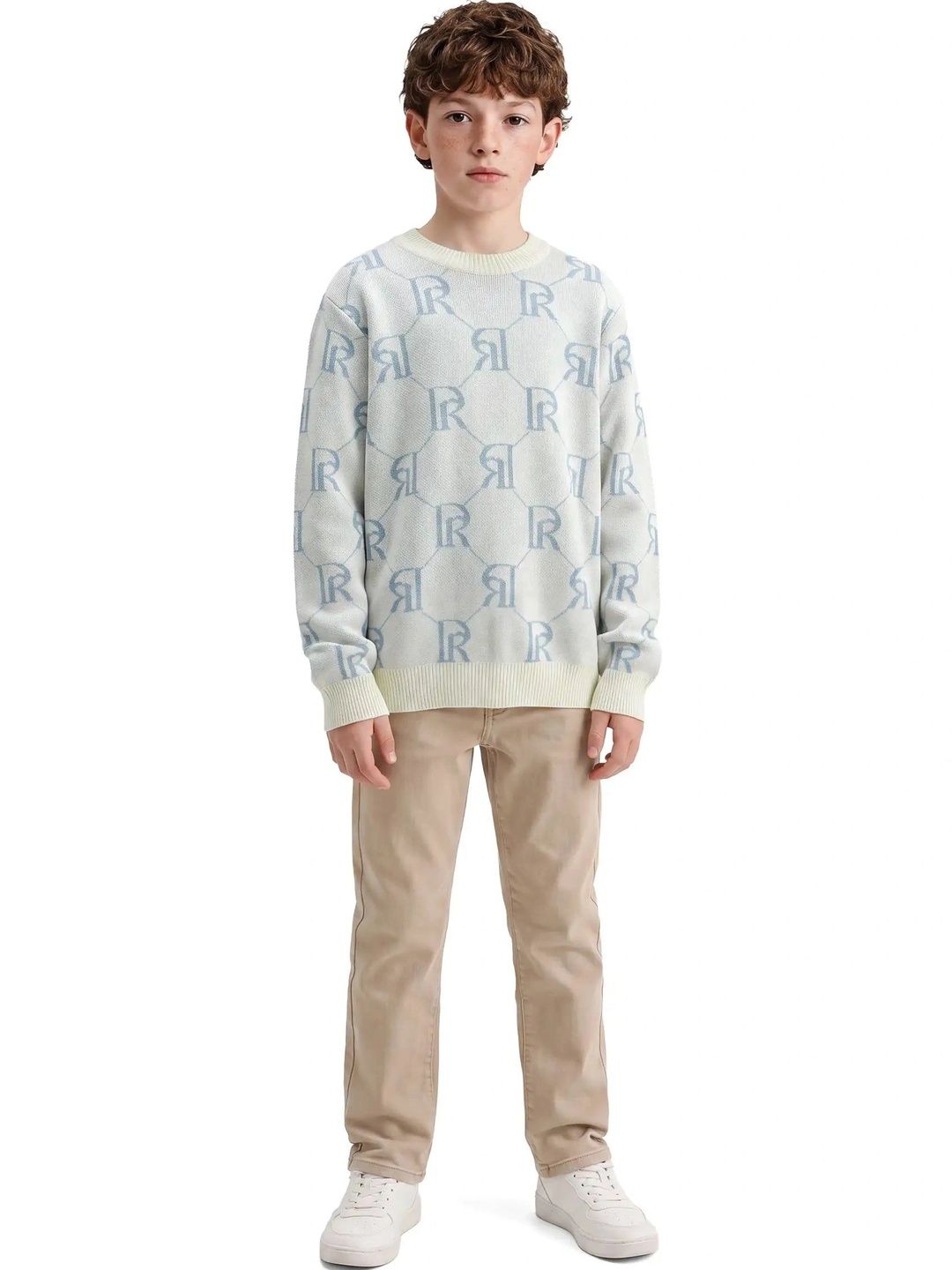 RARE ONES Boys Alphanumeric Printed Pullover-image-18