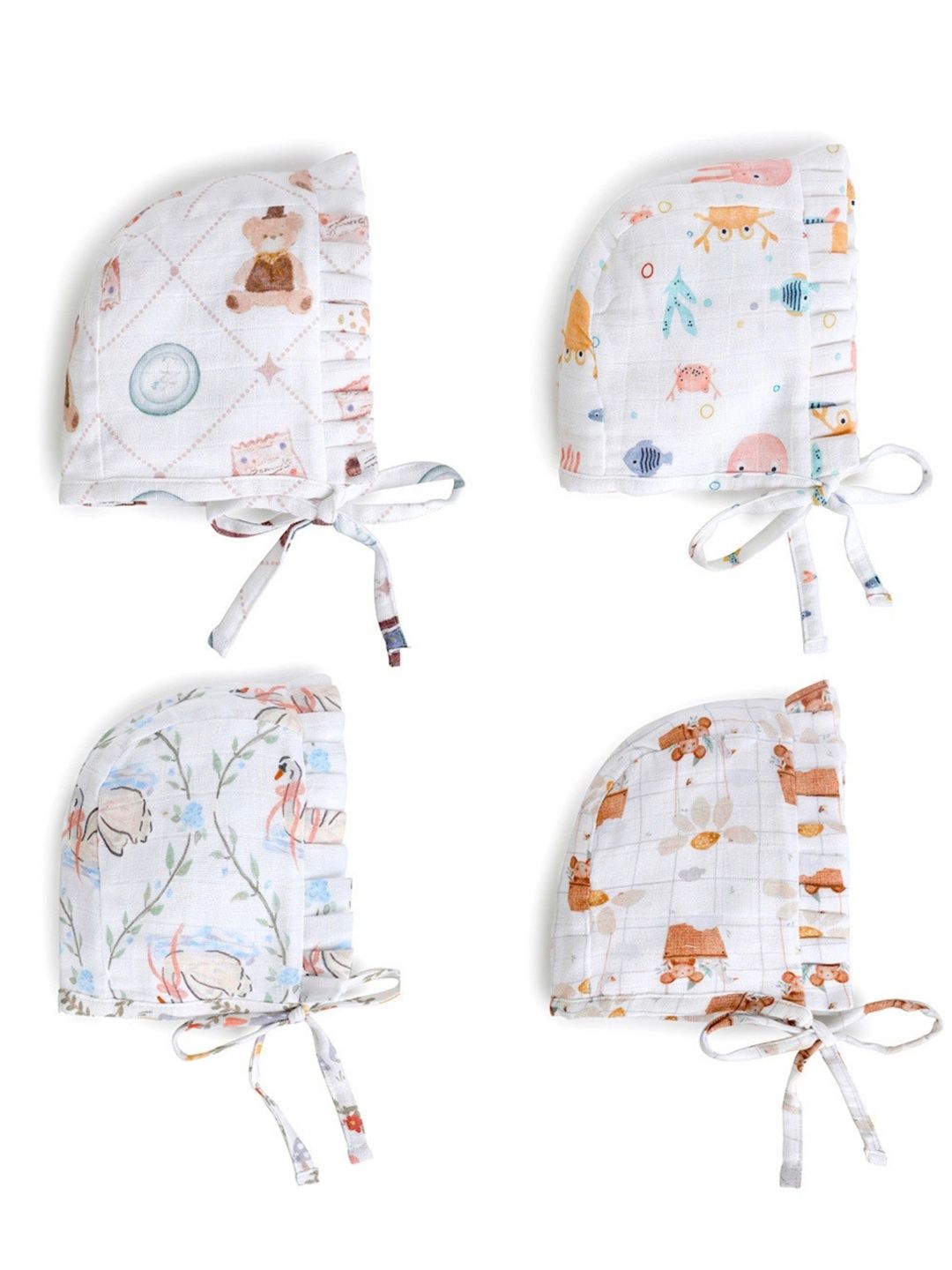 The Boo Boo Club Unisex Kids Printed Caps-picture-35