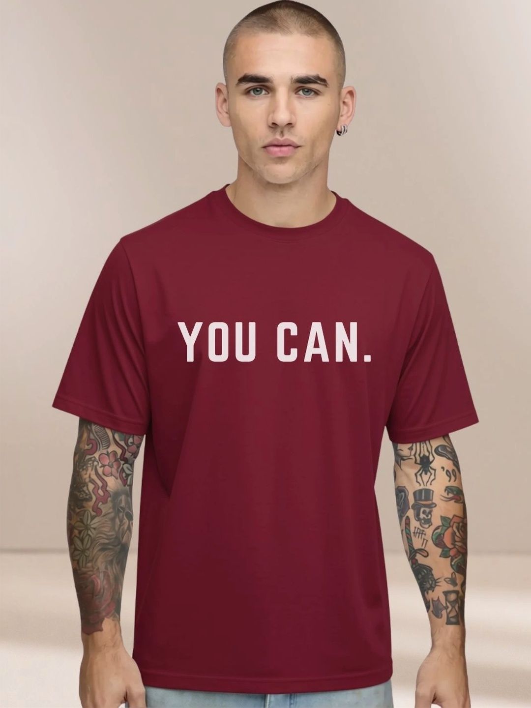 MEG FASHION Men Typography Printed T-shirt-picture-47
