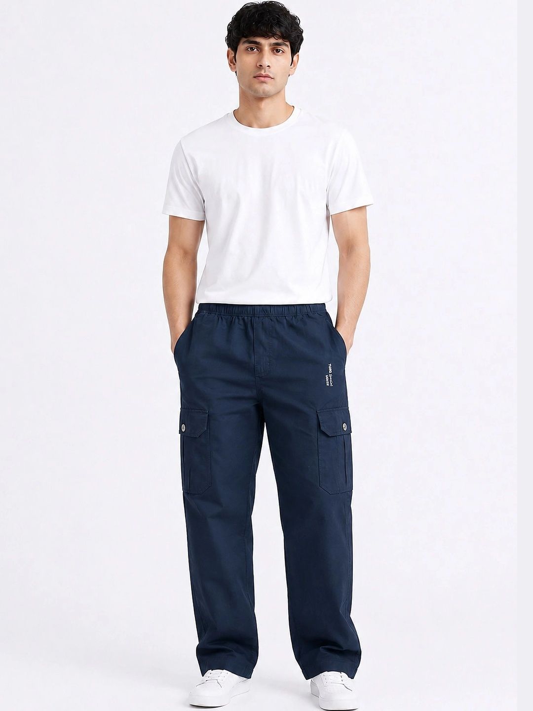 MOUNTAIN COLOURS Men Regular Fit Cargos-picture-10