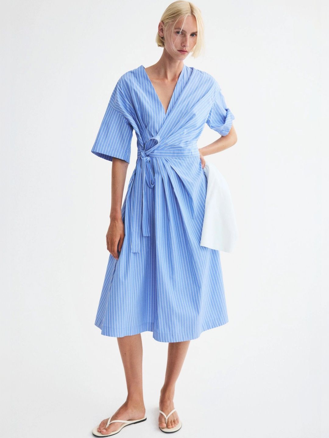 H&M Women Wrap Midi Dress-picture-31