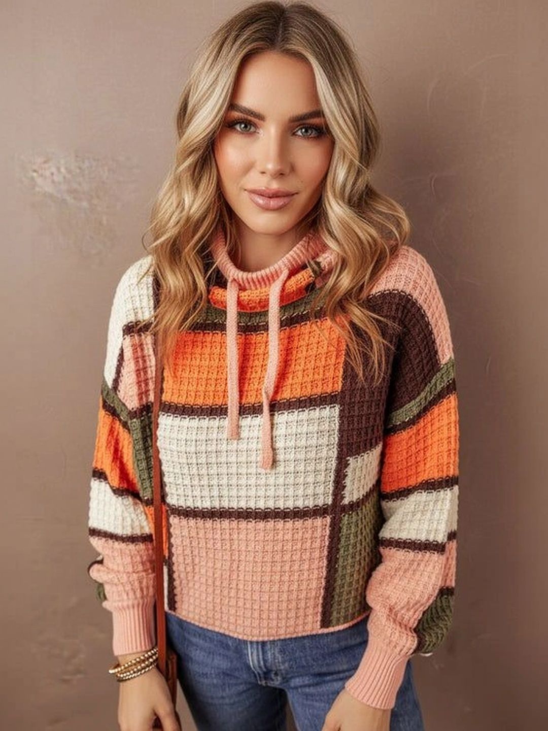 Errabelly Women Colourblocked Pullover-picture-10