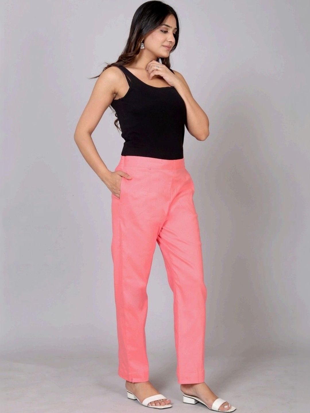 RIVNIX Women Smart High-Rise Trousers-picture-15