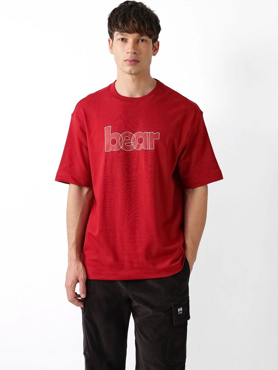 THE BEAR HOUSE Men Typography Printed T-shirt-picture-16