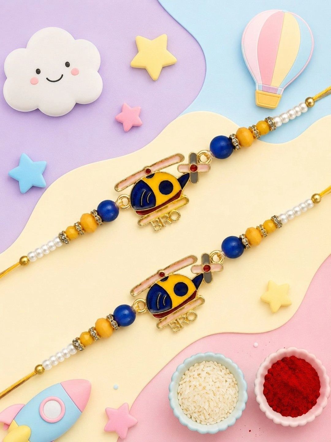 MEIRA JEWELLERY Thread Rakhi-picture-10