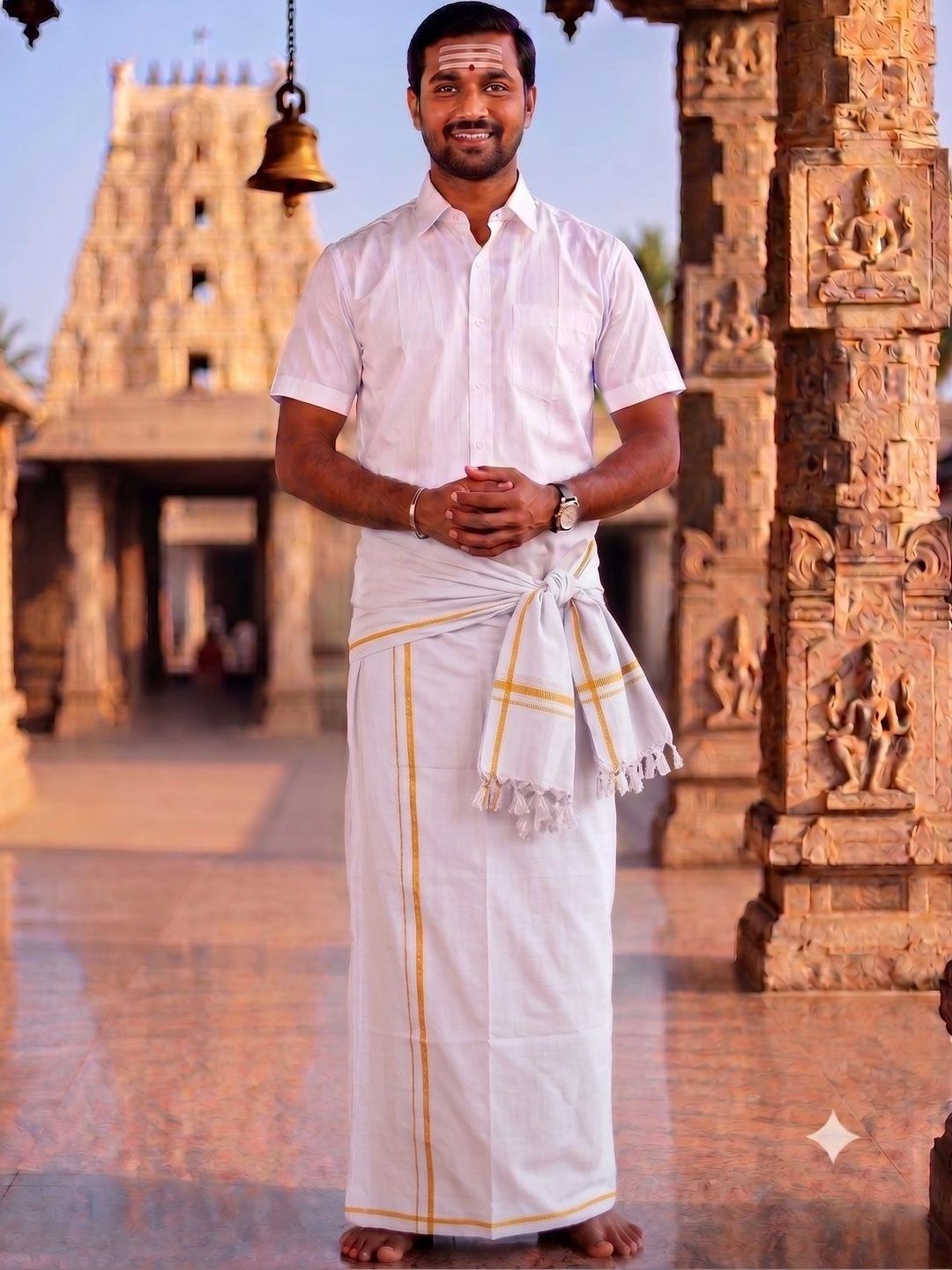 Hornbill Enterprises Men Cotton Dhoti Dhotis-picture-26
