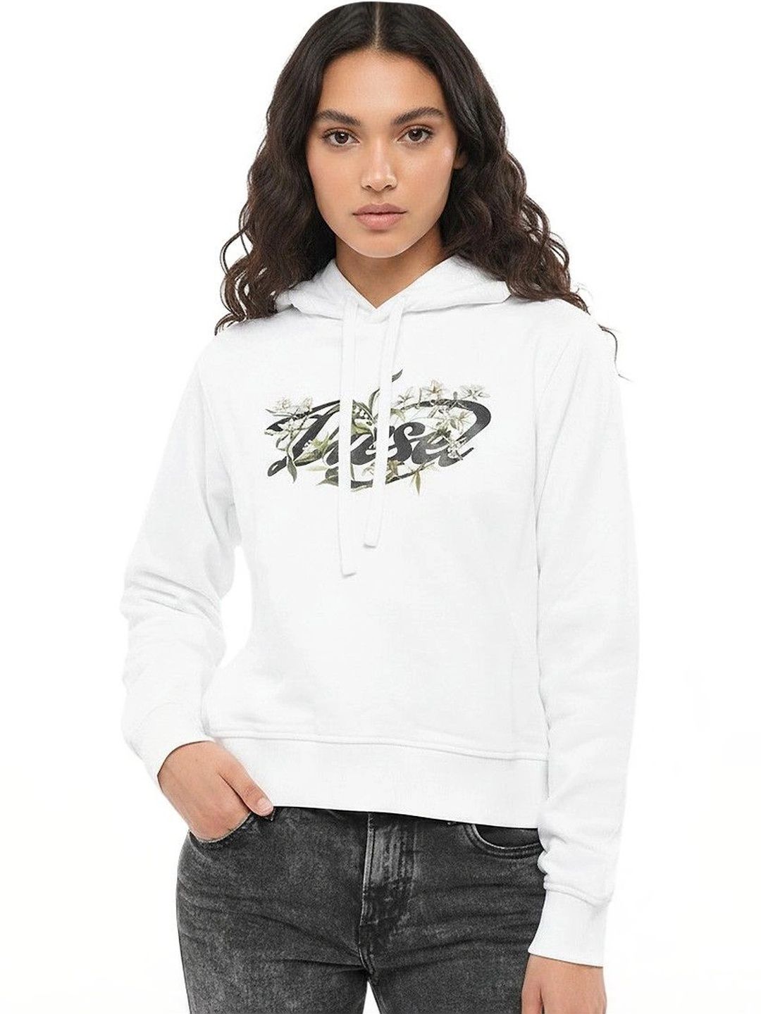 DIESEL Women Printed Hooded Sweatshirt-picture-15