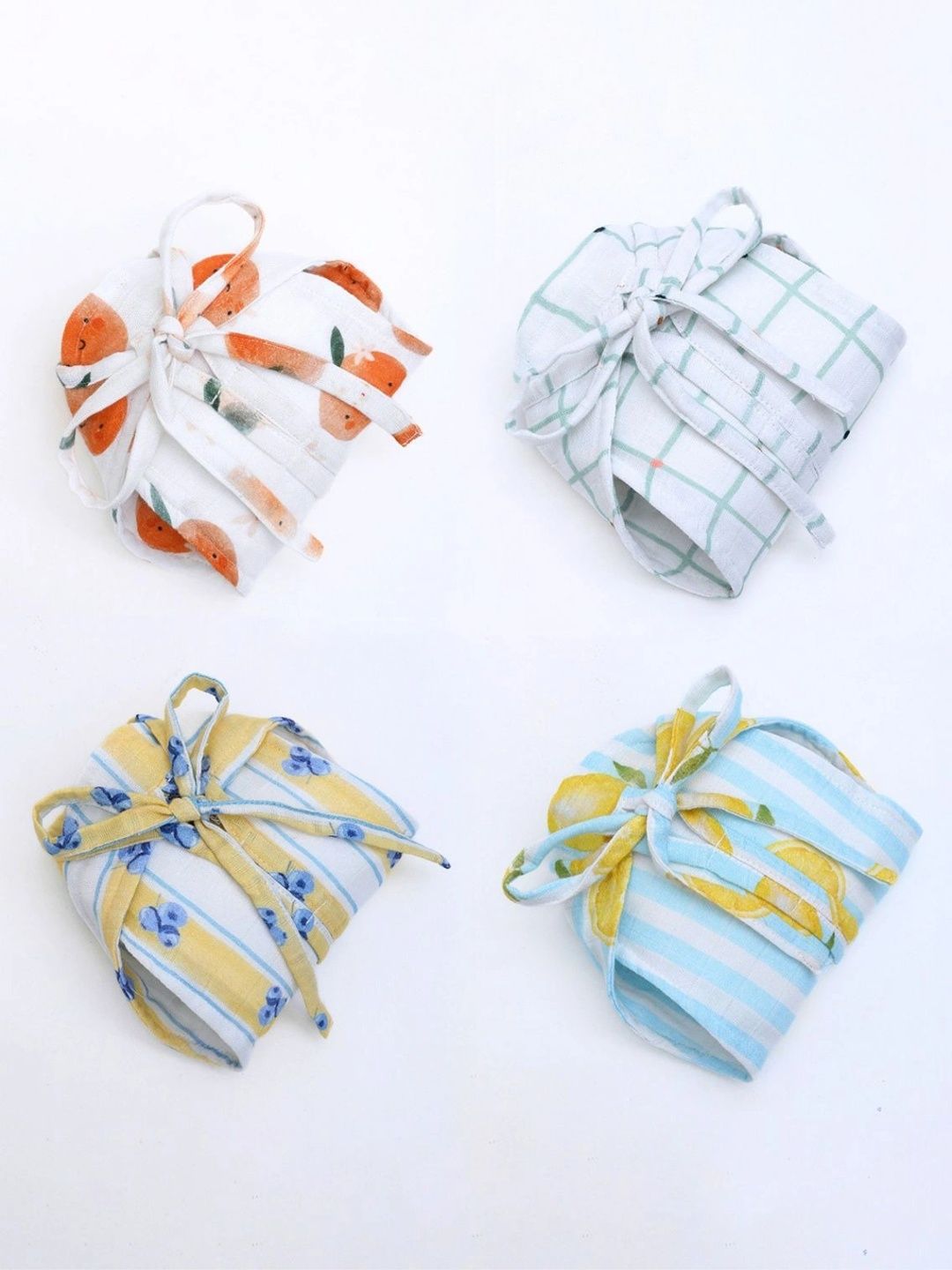 The Boo Boo Club Set Of 4 Printed Clothing Diapers-picture-15
