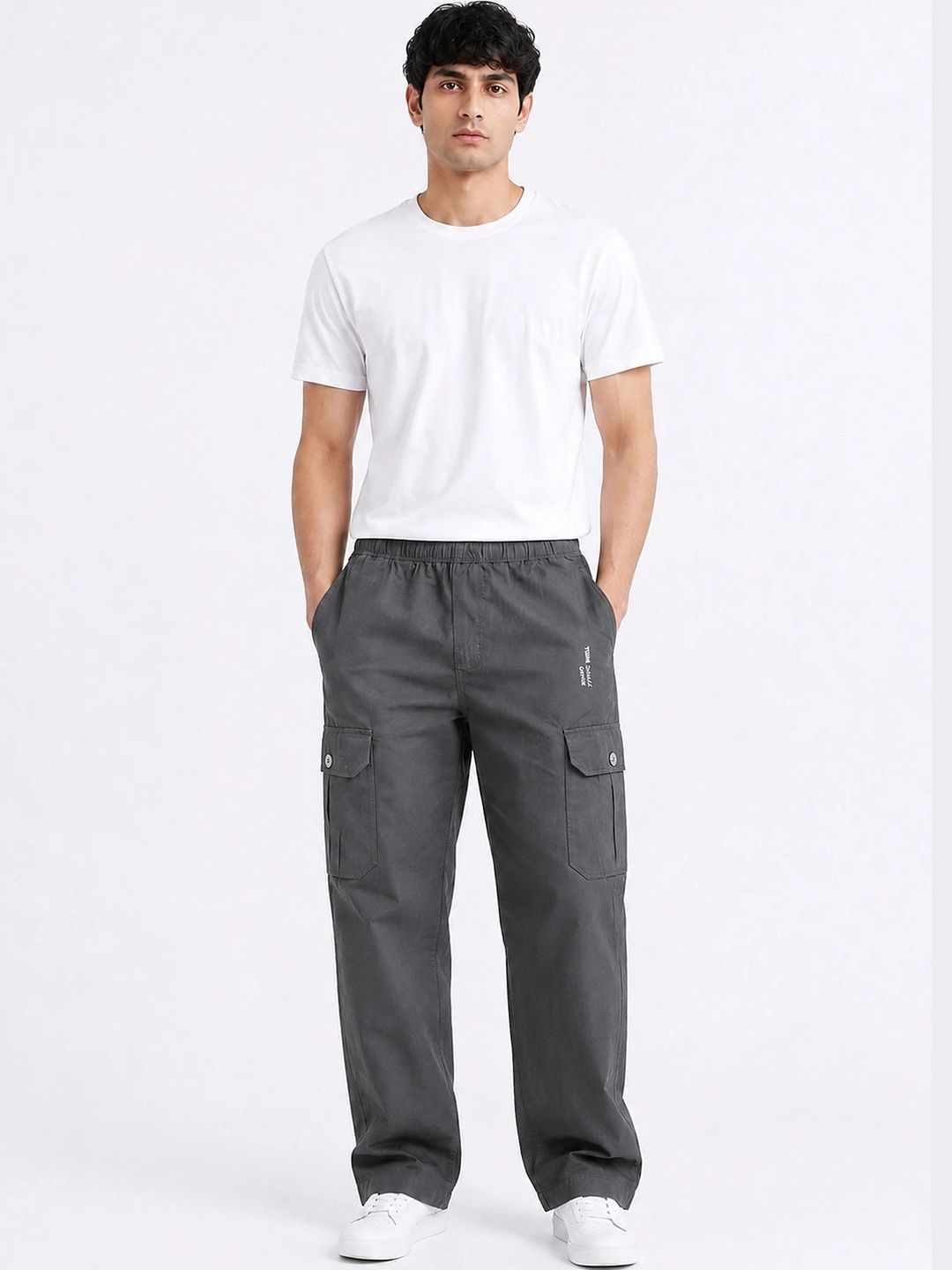 MOUNTAIN COLOURS Men Regular Fit Cargos-picture-39