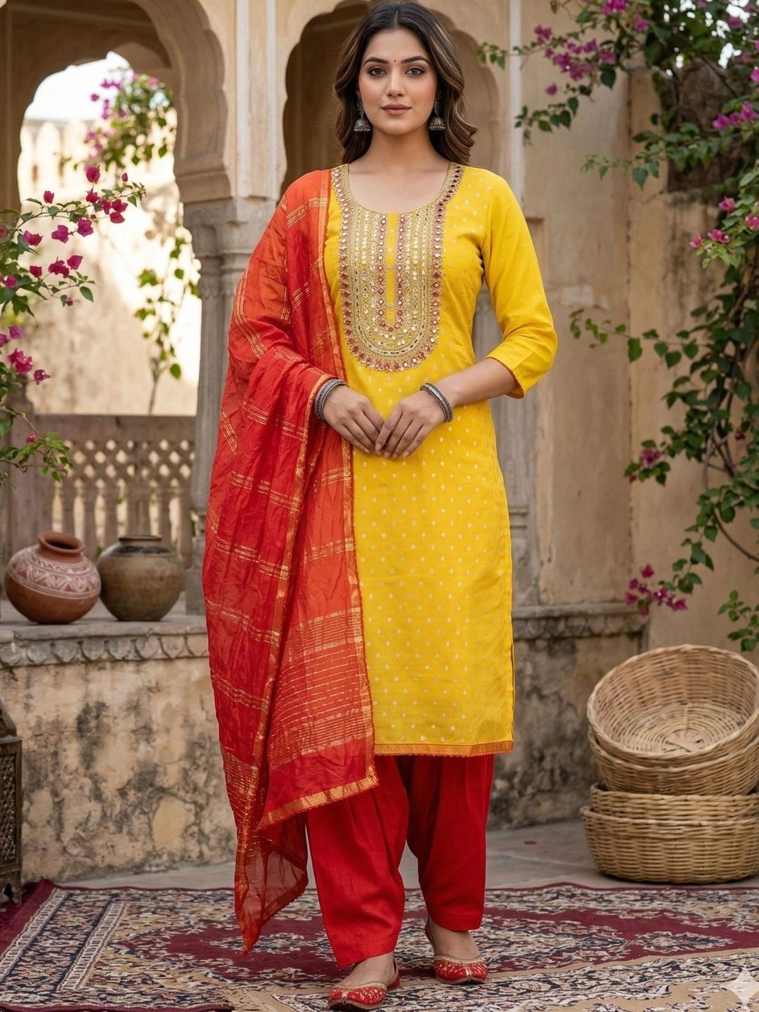 Maroosh Embroidered Unstitched Dress Material-picture-23