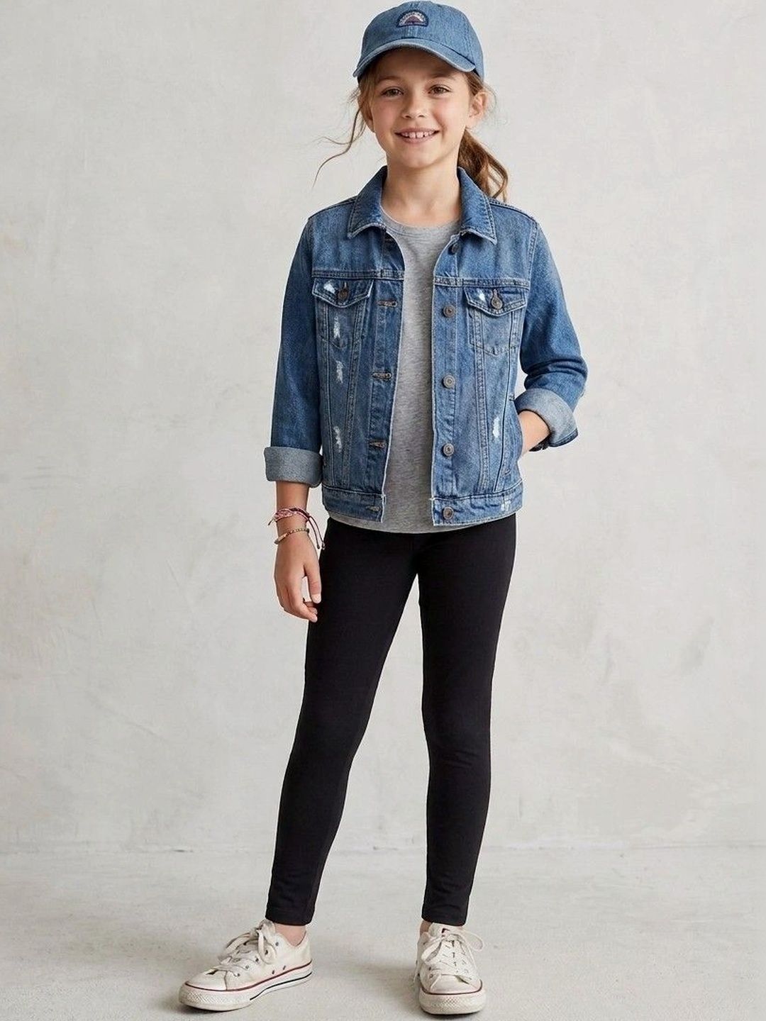 BAESD Girls Pure Cotton Ankle Length Leggings-picture-23