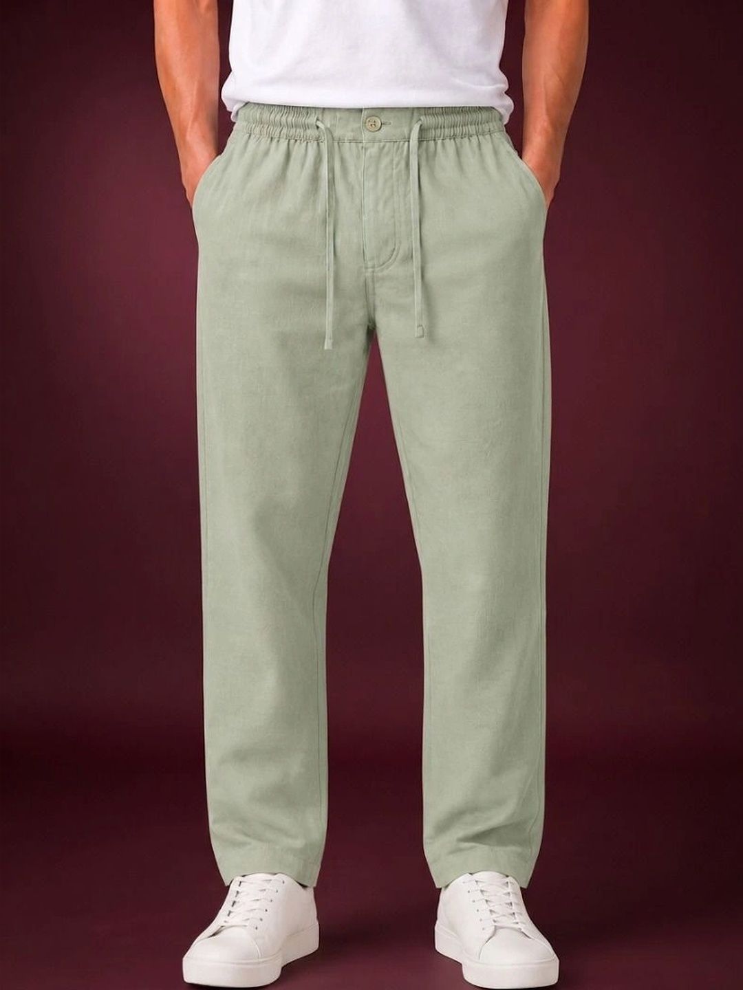Nplusonefashion Men Straight Fit Trousers-picture-54