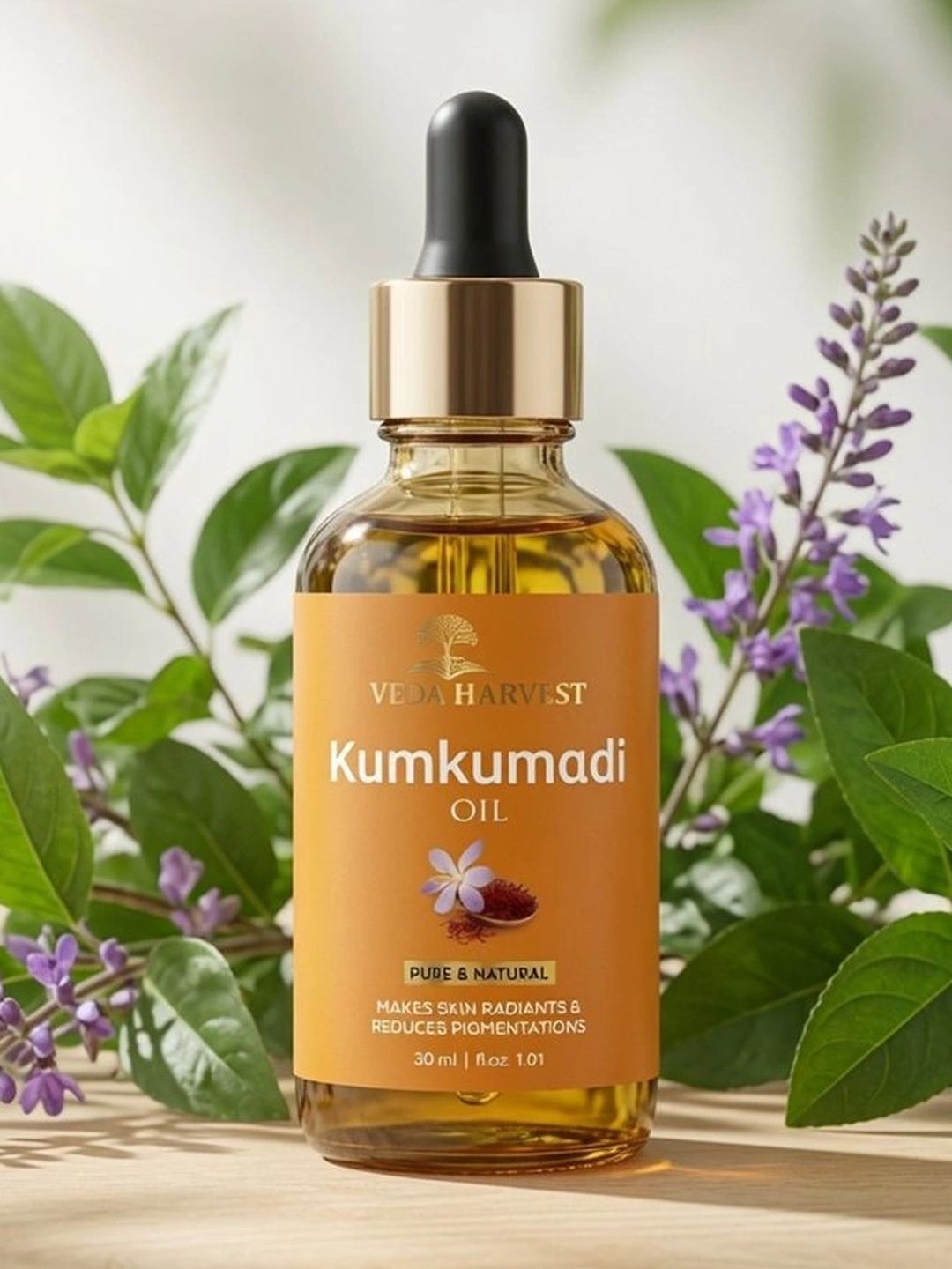 Veda Harvest Kumkumadi Face Oil For Smooth & Glowing Skin - 30 ml-image-15