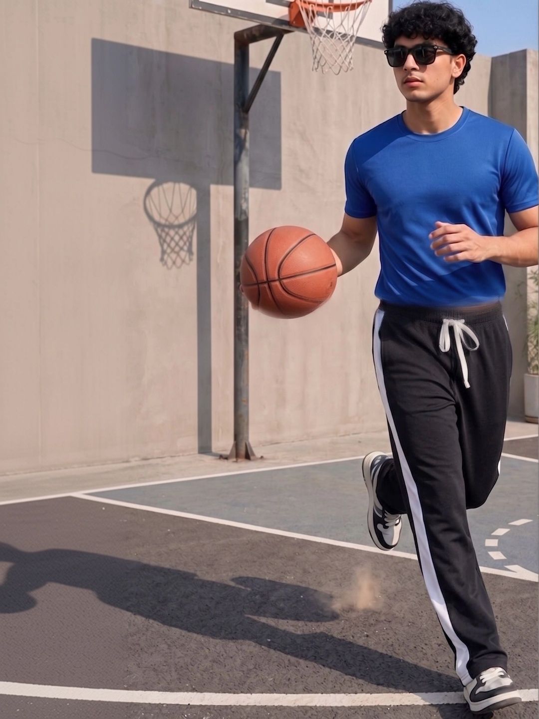 SZN Men Regular Fit Colourblocked Training Track Pants-picture-41