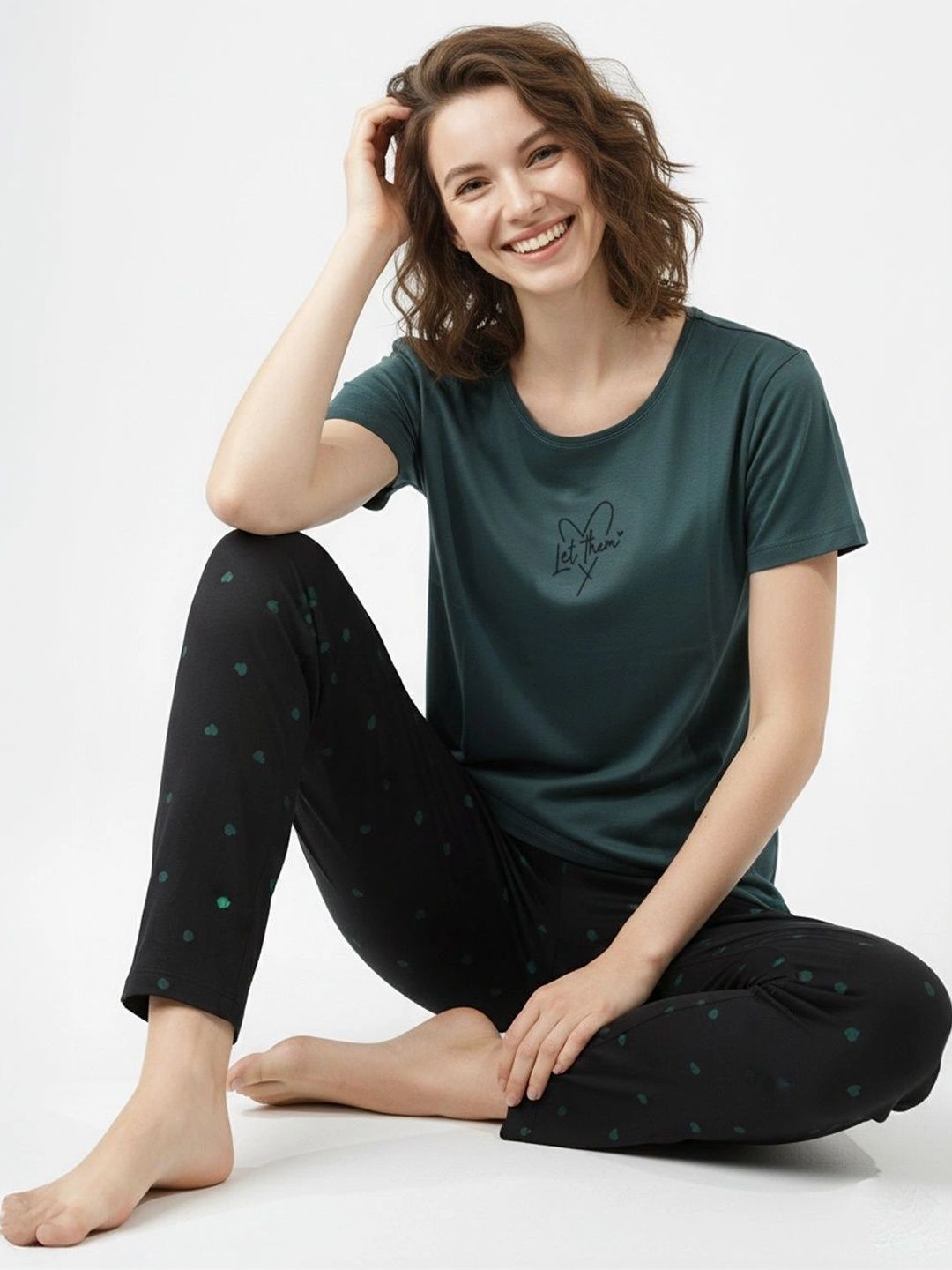 L&M Women Printed Night suit-picture-23