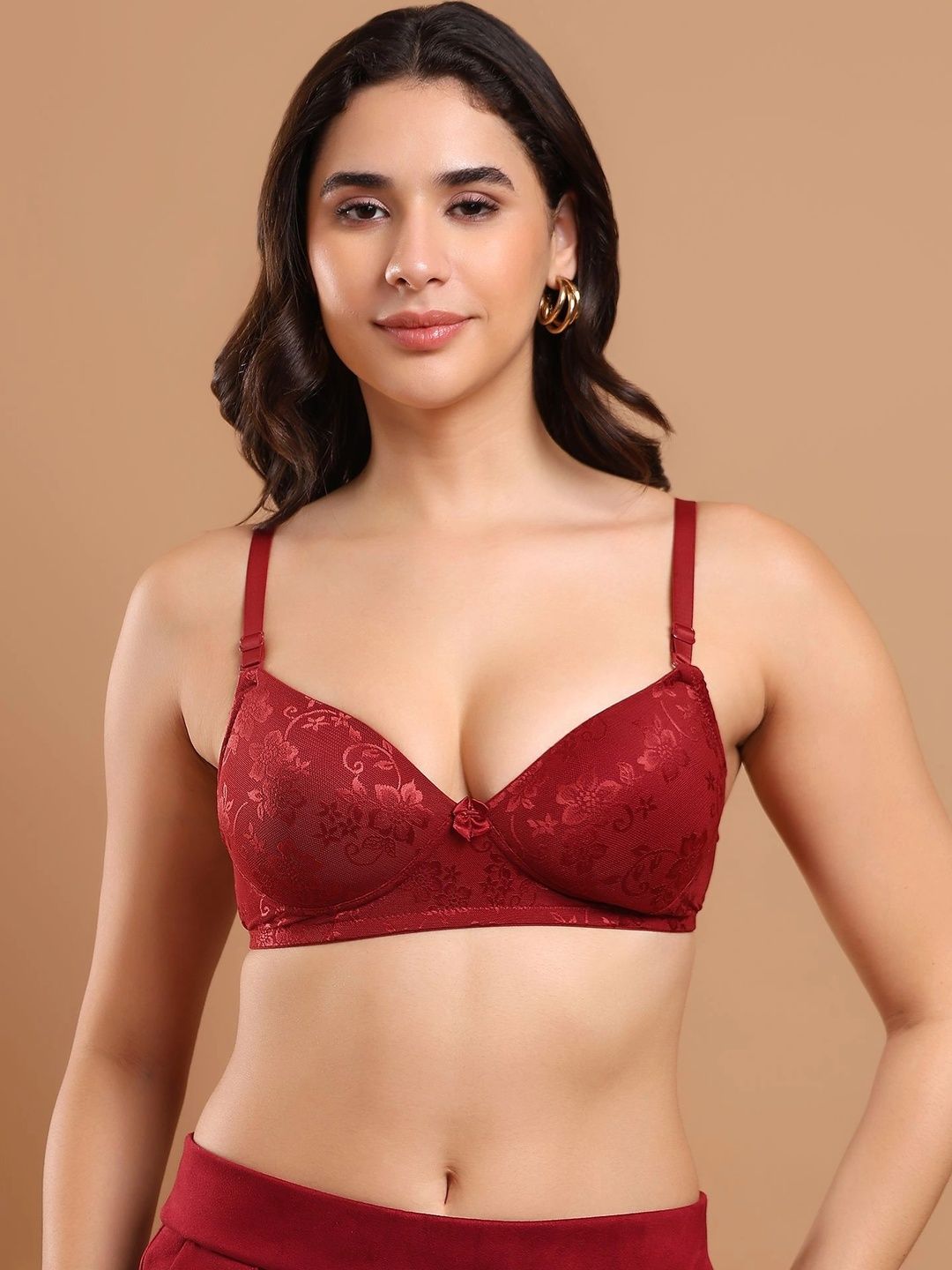 VELESSA Floral Bra Medium Coverage Lightly Padded-picture-18