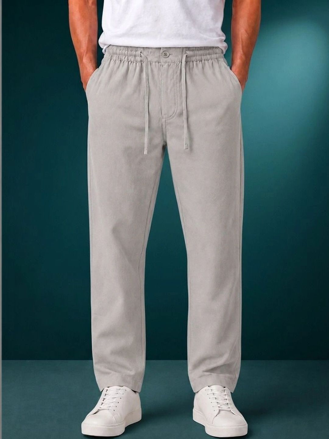 Nplusonefashion Men Straight Fit Trousers-picture-30