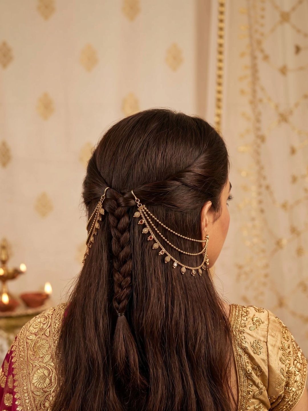 IKSAVA Leaf Shaped Earrings-image-0