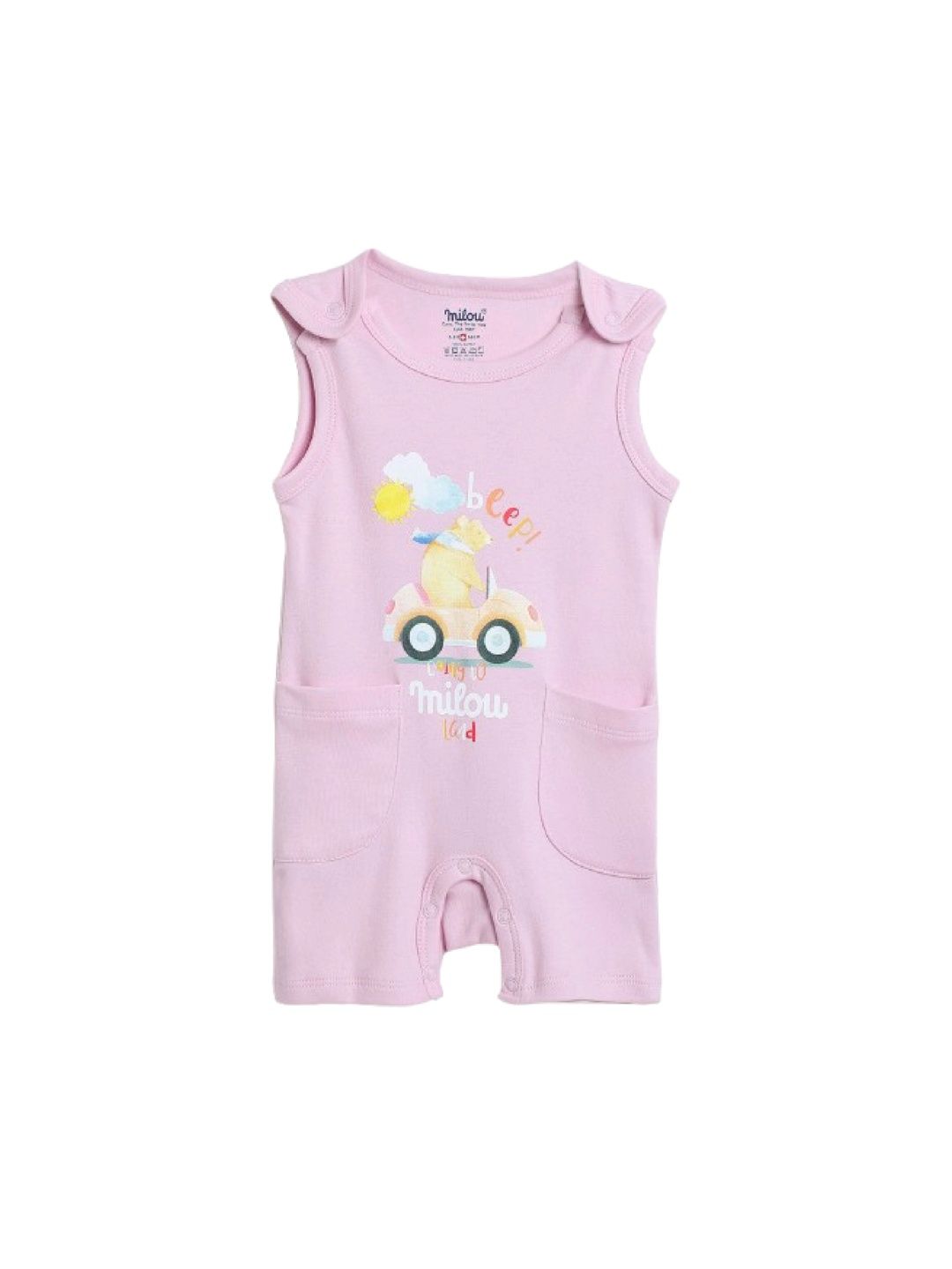 Milou International Private Limited Infants Cotton Rompers-picture-13