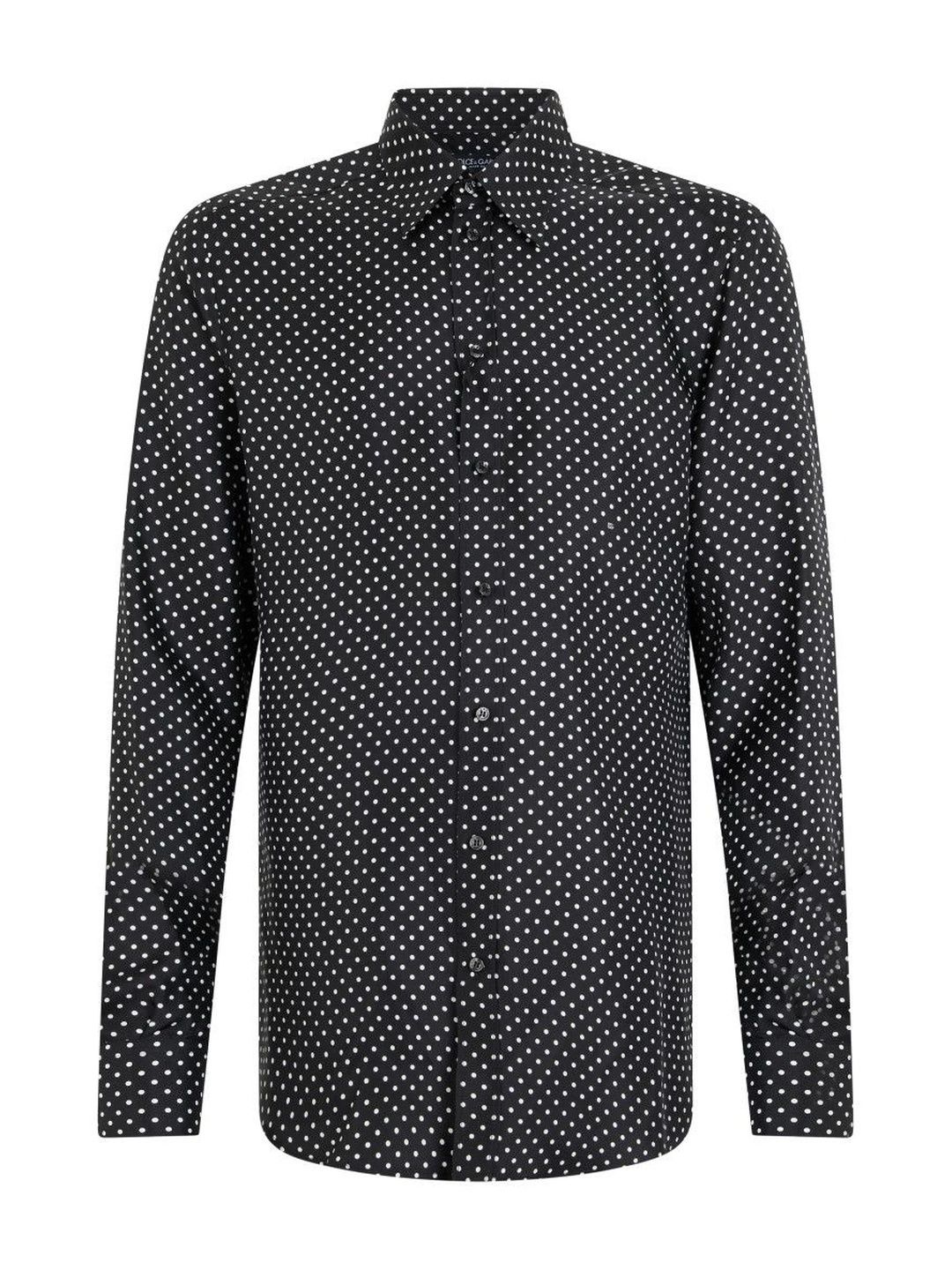 Dolce & Gabbana Men Polka Dot Printed Casual Shirt-image-14