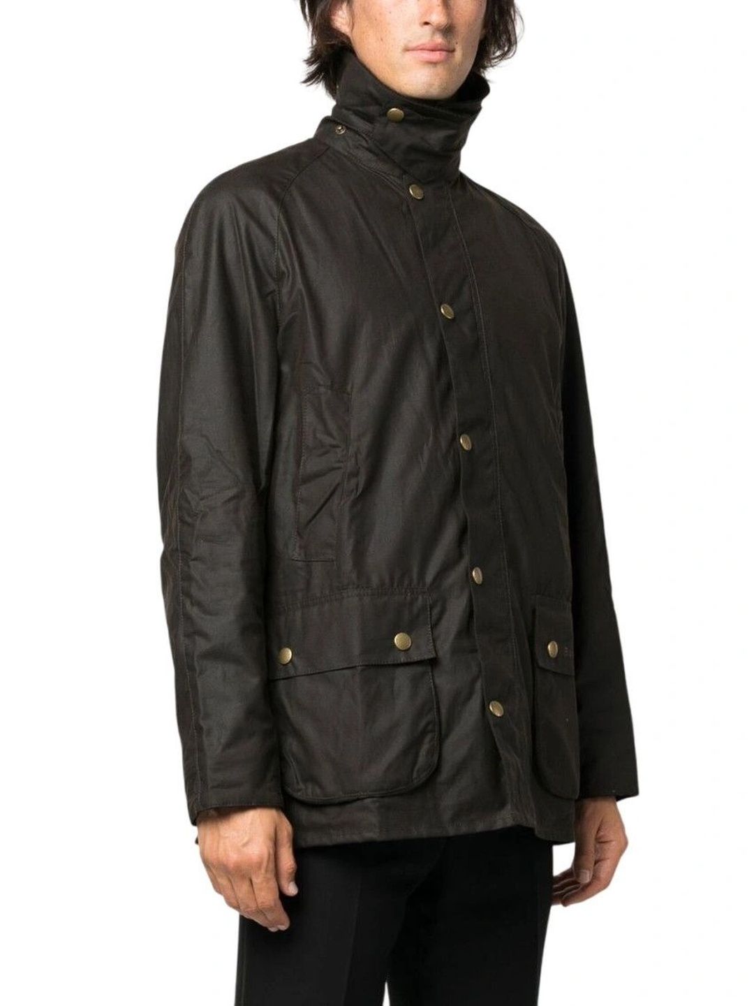 Barbour Men Cotton Stand Collar Woven Jacket-picture-19