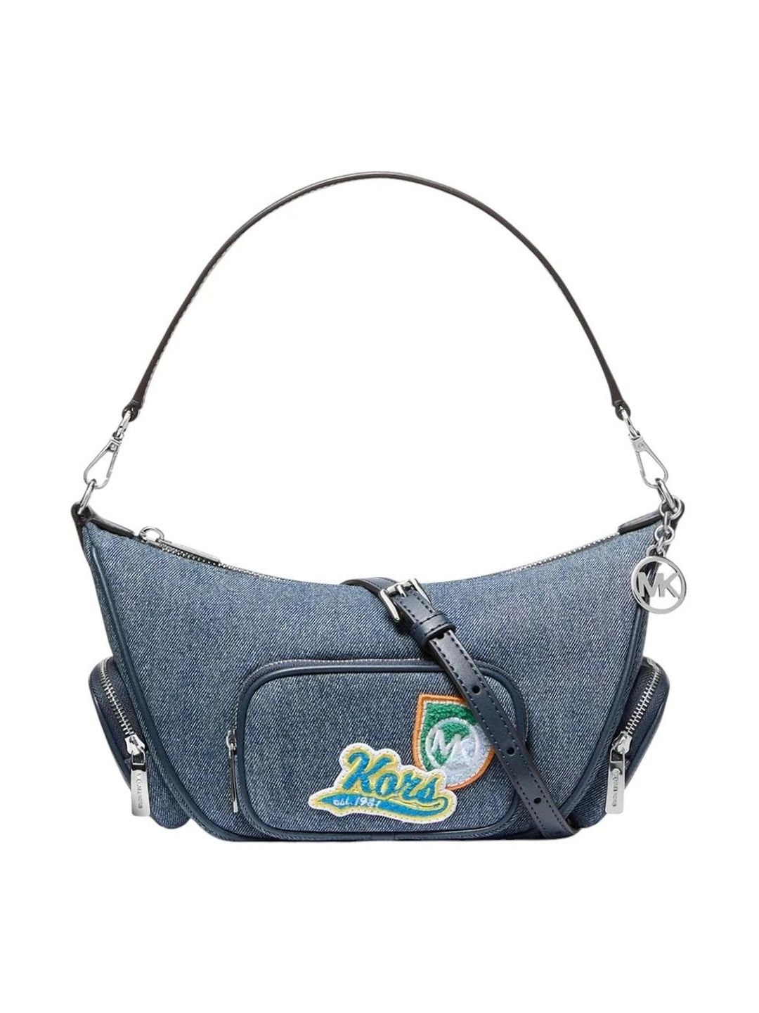 Michael Kors Textured Half Moon Shoulder Bag-picture-19