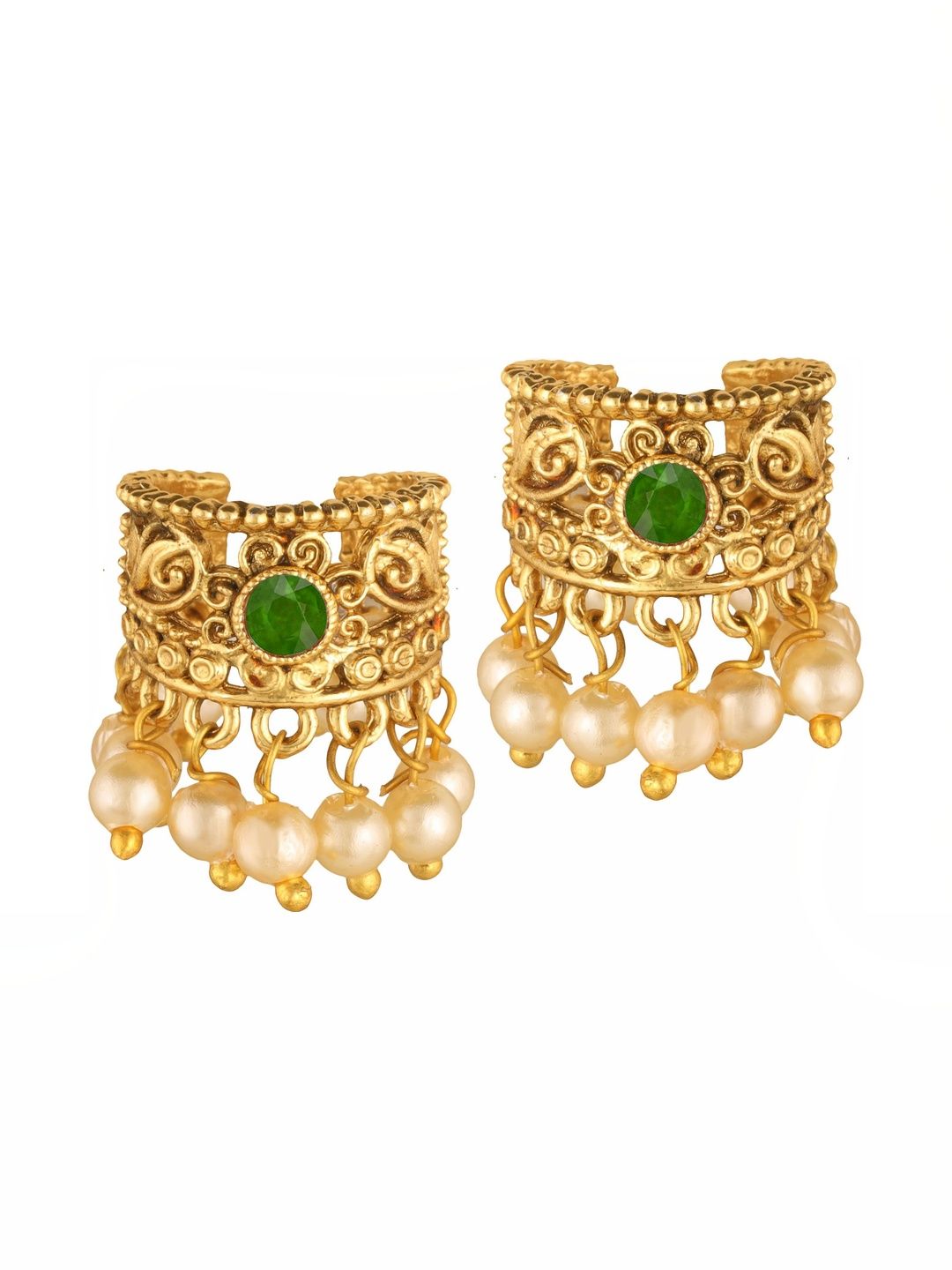VIVASTRI Geometric Ear Cuff Earrings-picture-26