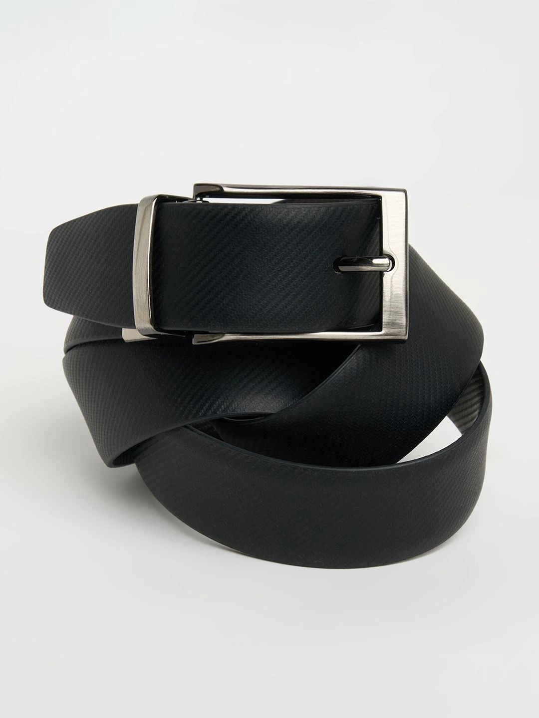 Urban Ranger by pantaloons Men Textured Leather Reversible Formal Belt-image-20