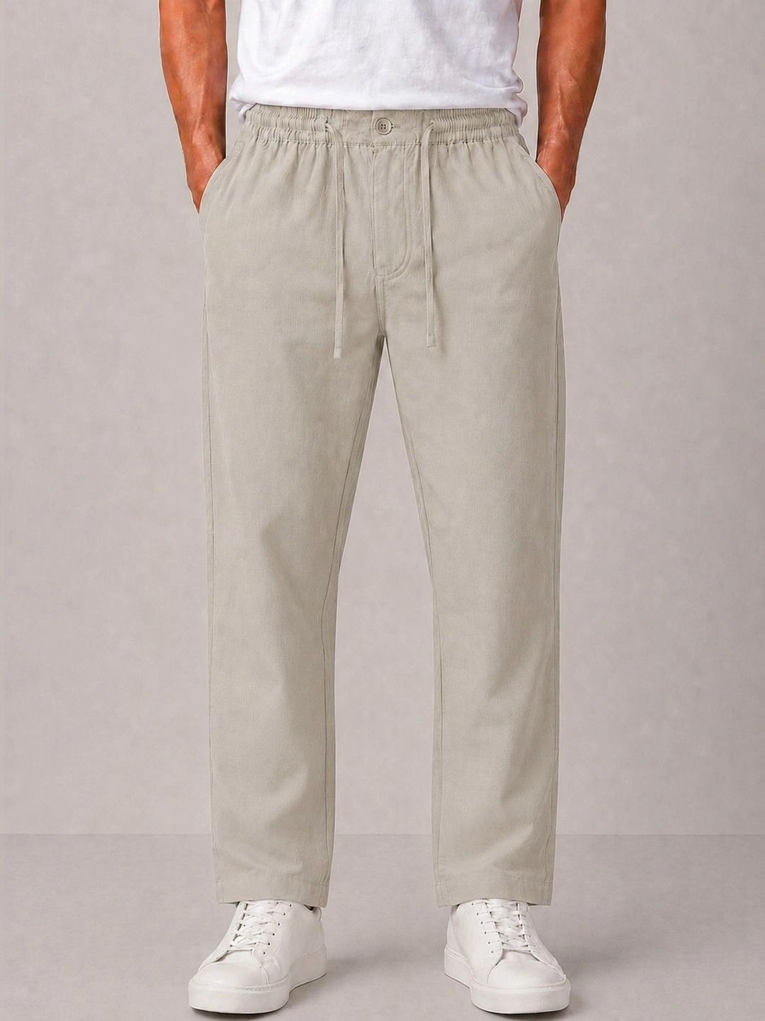 Nplusonefashion Men Straight Fit Trousers-picture-55