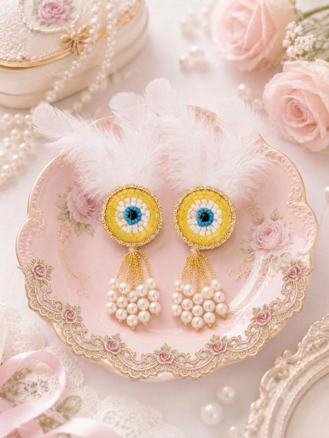 COVERLY Multicoloured Plated Metal Brooch-picture-14