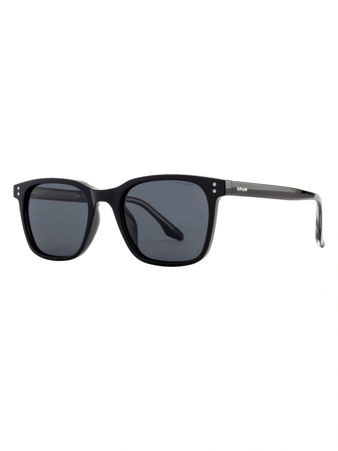 OPIUM Men Grey Lens & Black Rectangle Sunglasses with-image-38