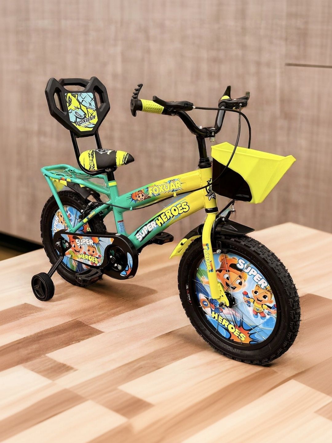 FOXGLOVE SUPERHEROES Patterned Glossy Bicycle - 16 Inch-picture-11