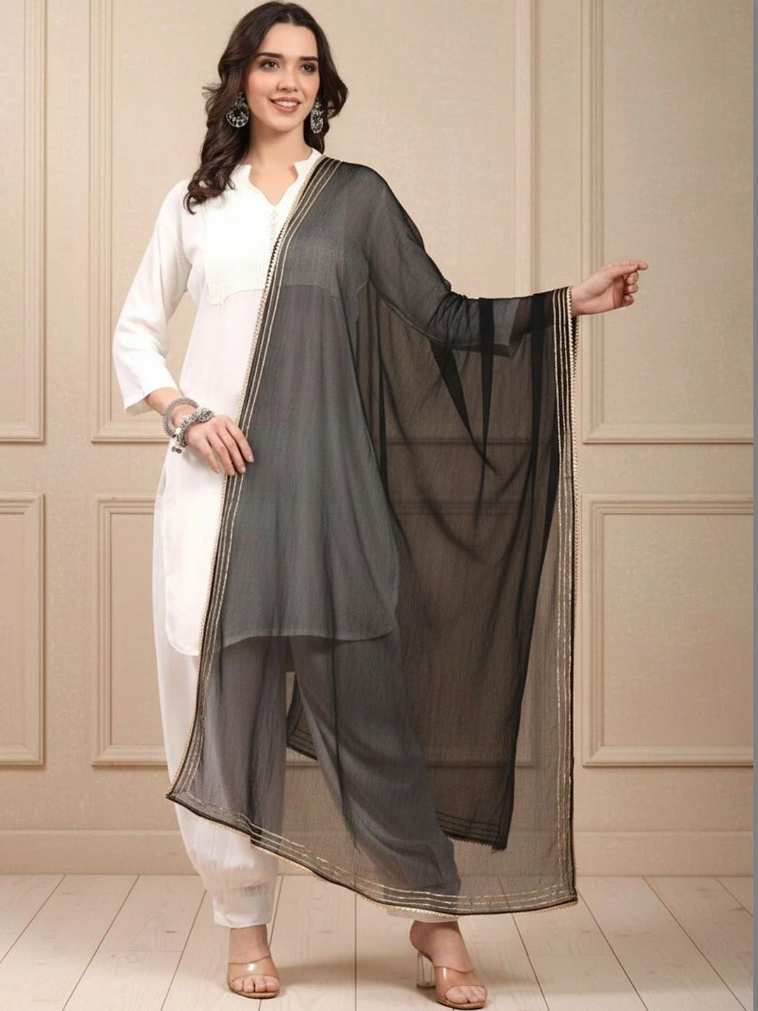 KALINI Dupatta with Gotta Patti-picture-22