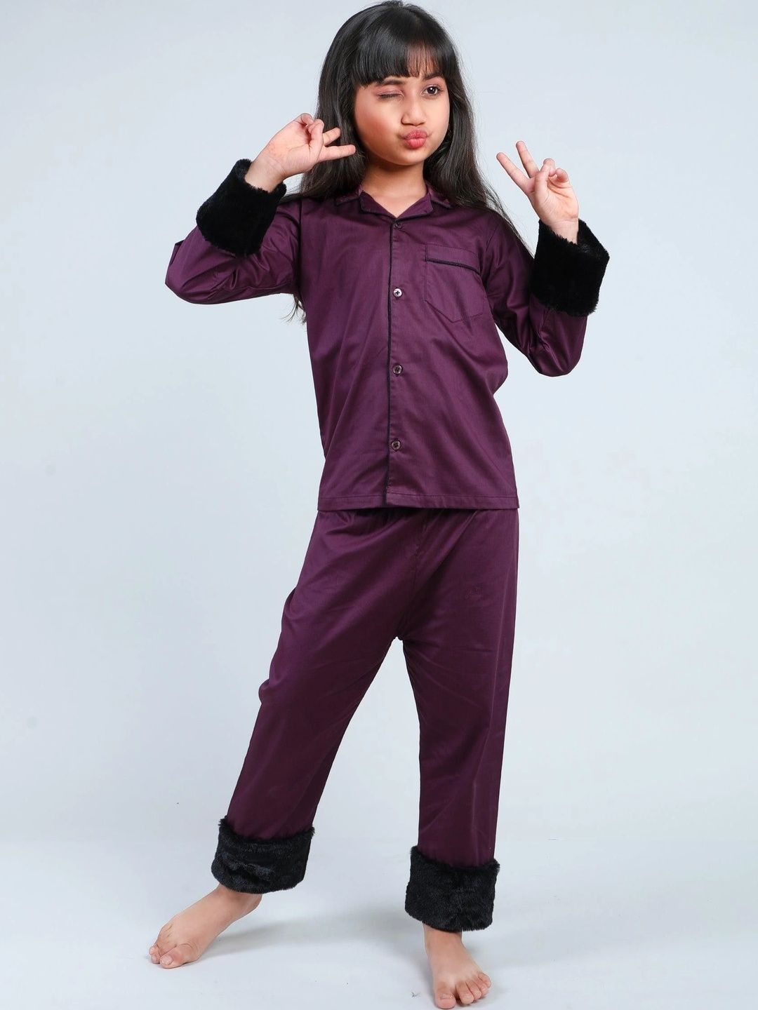 Little Clothings Unisex Kids Night suit-picture-28