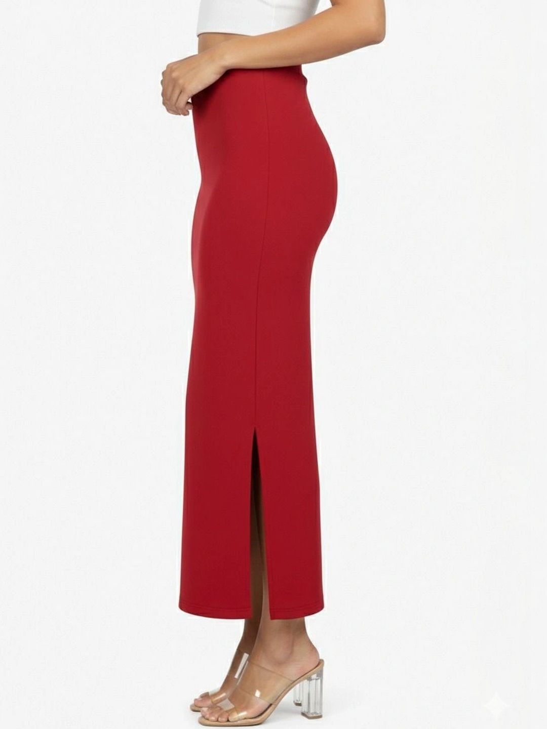 Thrifty Thread Slim Fit Mid Rise Saree Shapewear-image-18