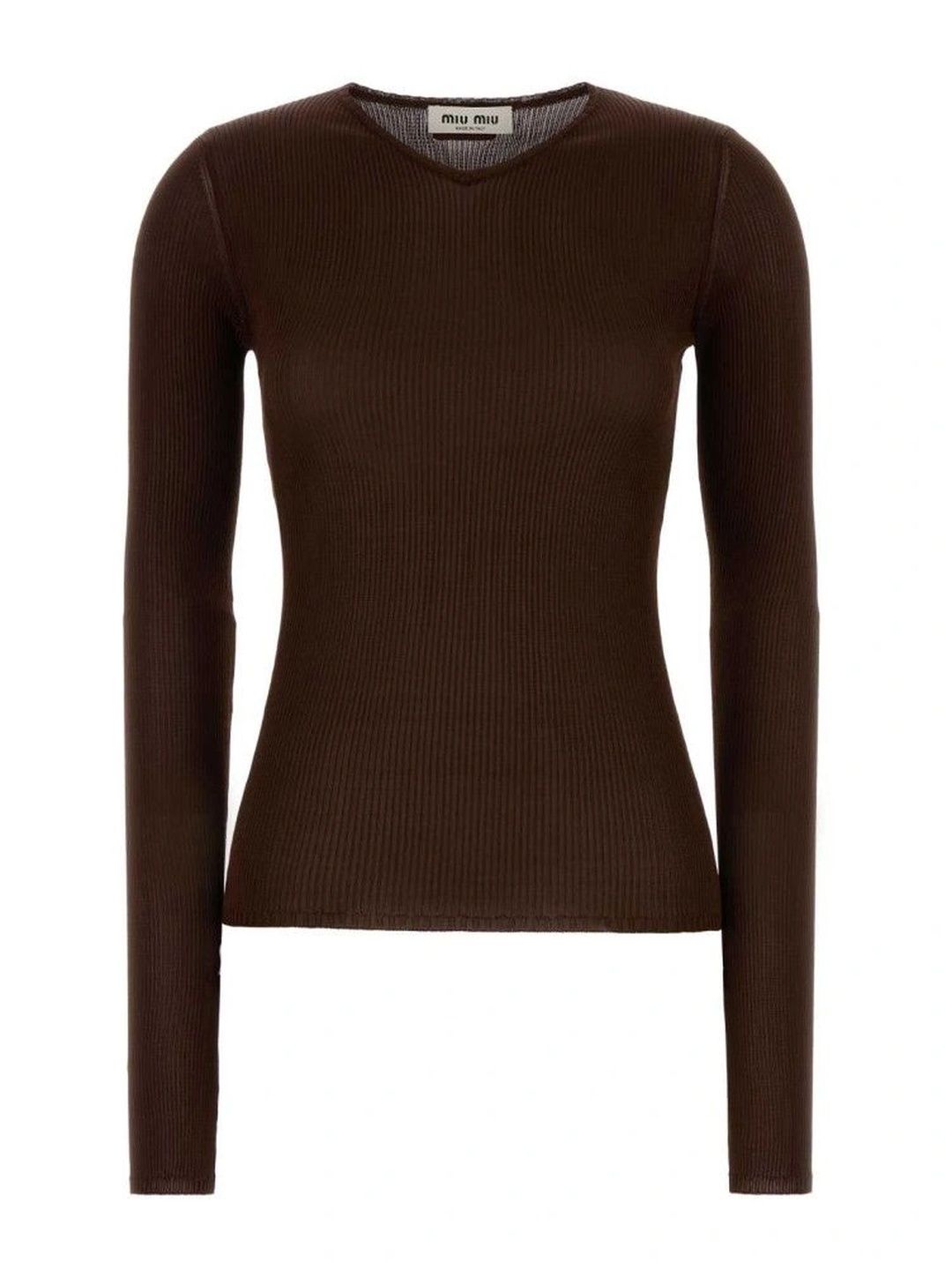 Miu Miu Women Ribbed Pullover-image-42