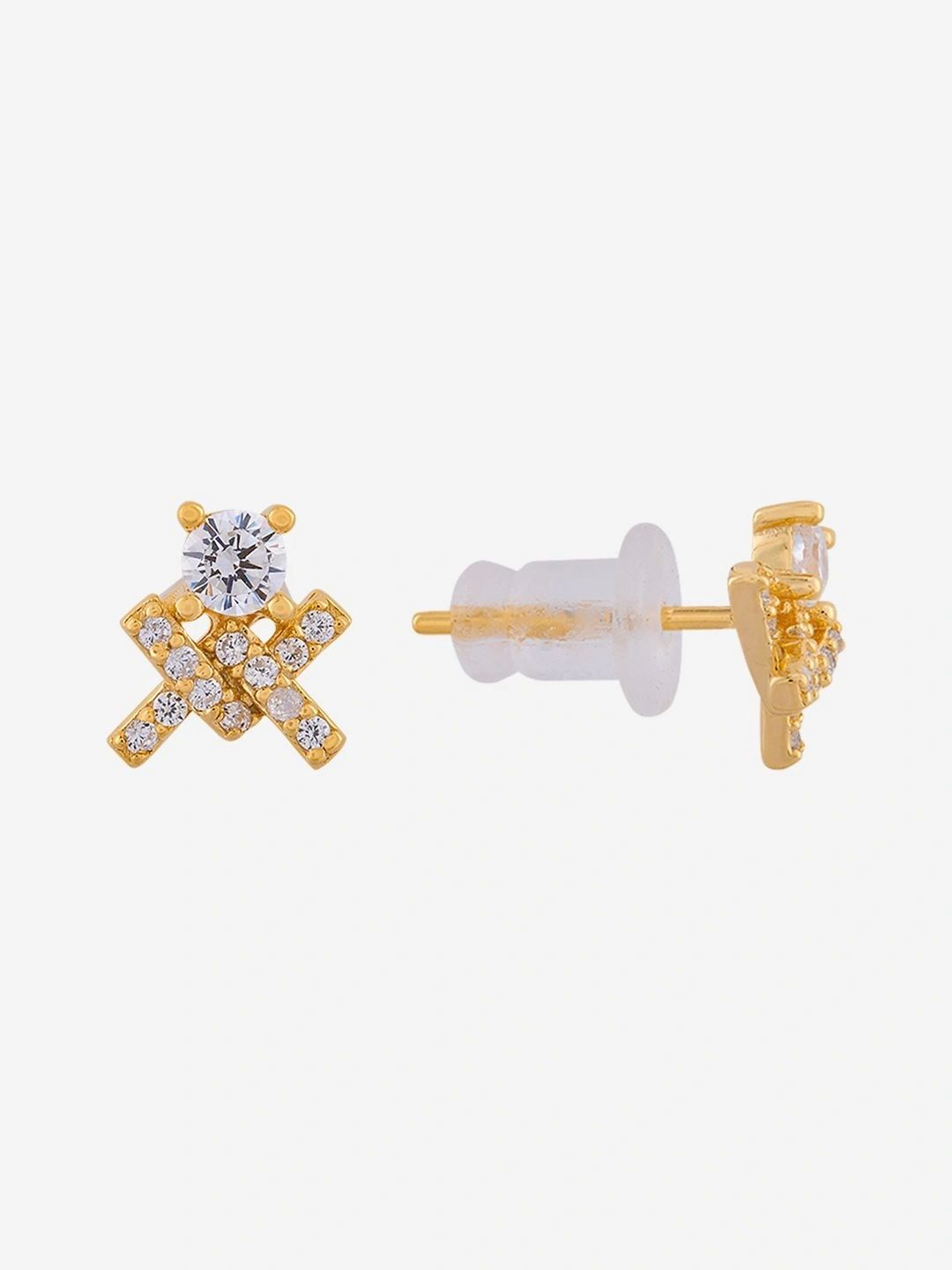 Kushal's Fashion Jewellery Geometric Studs Earrings-picture-49