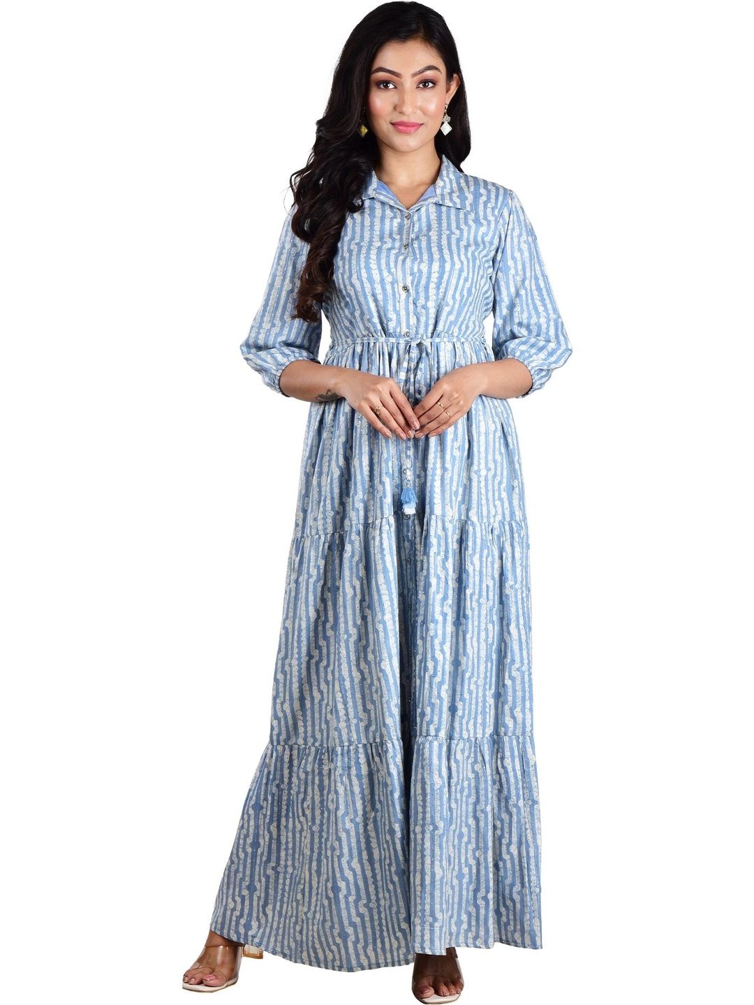 Clothe Funn Print Maxi Dress-picture-1