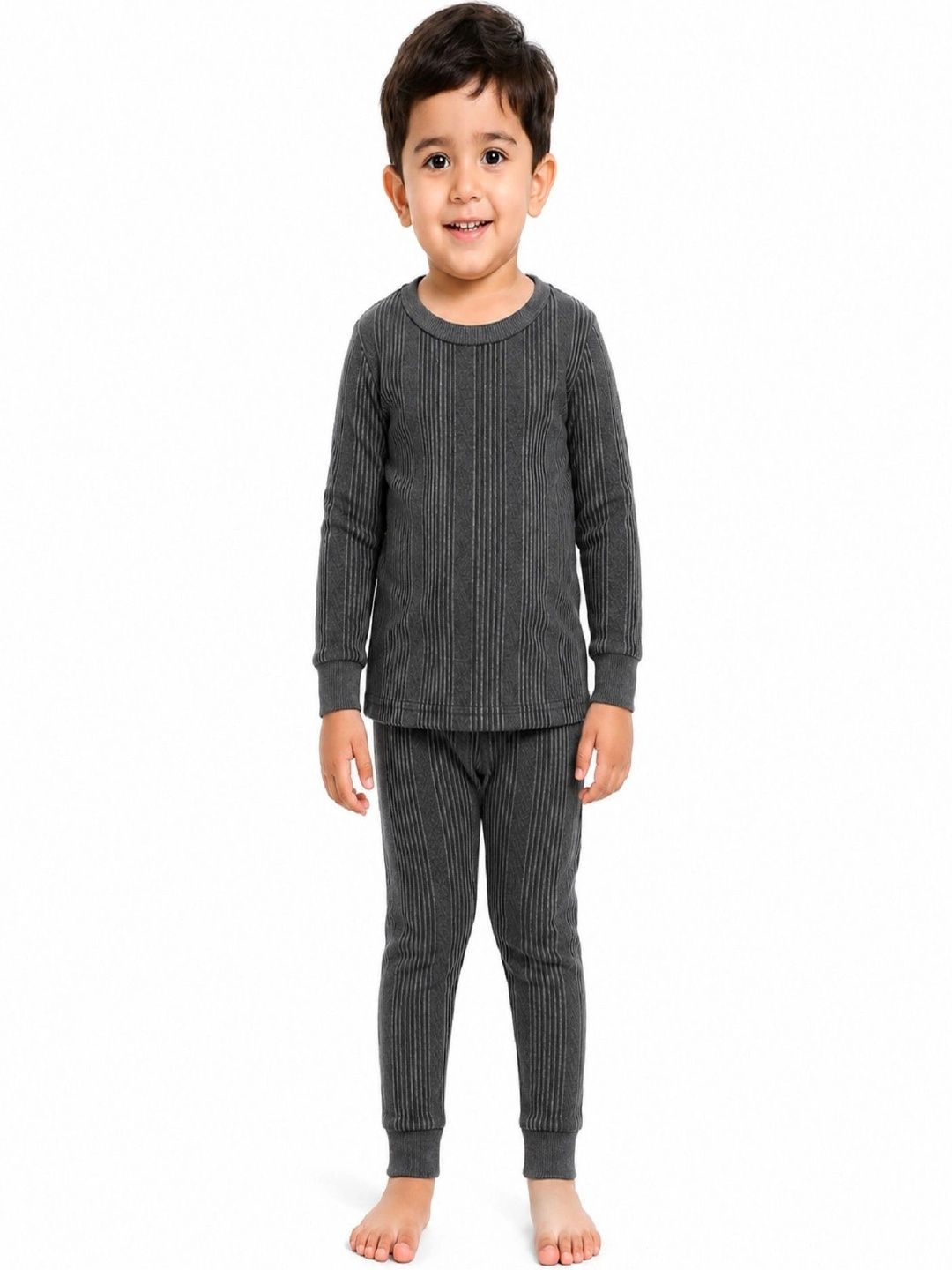 BAESD Unisex Kids Cotton Round Neck Thermal Set-picture-34
