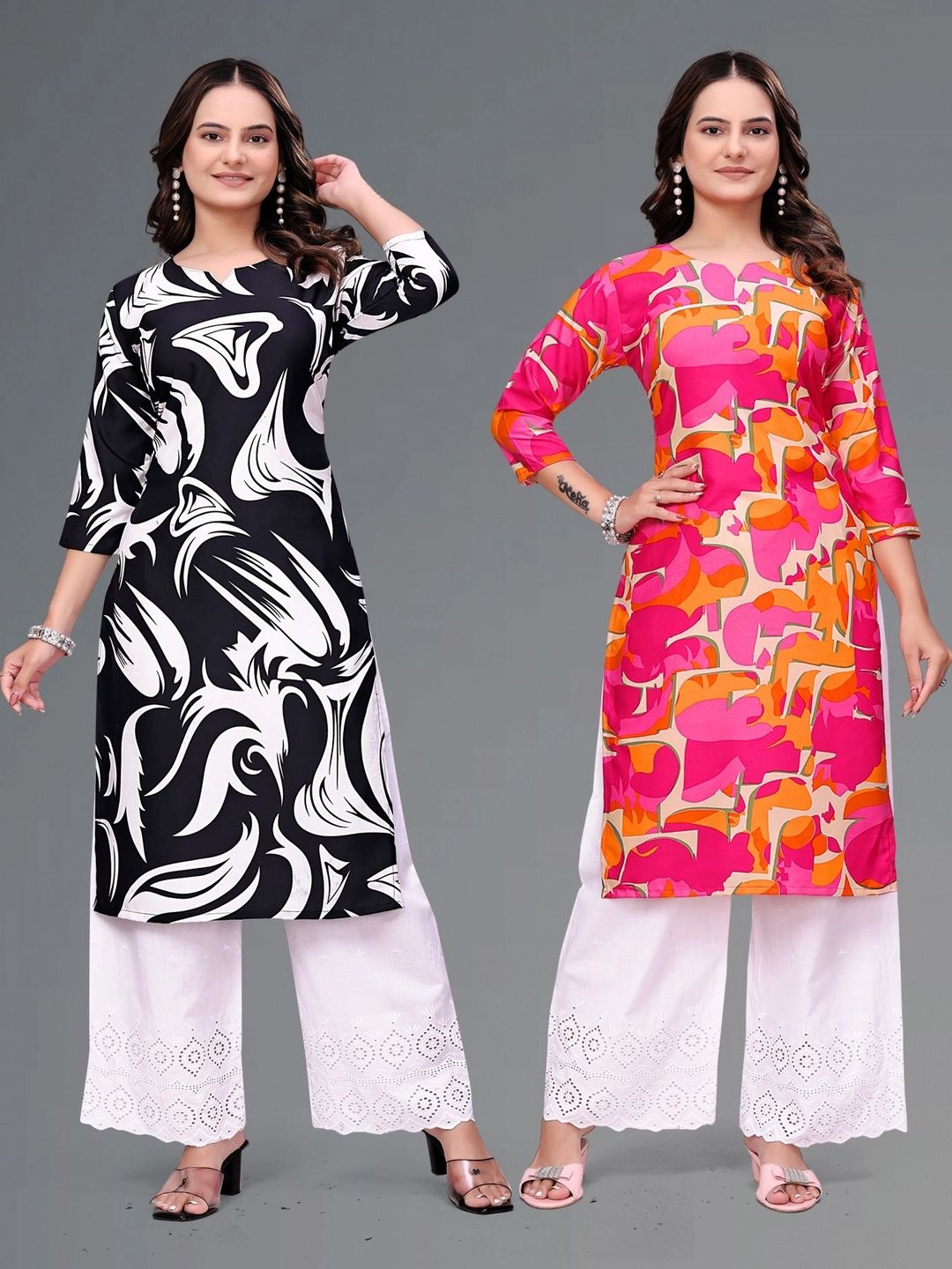 SHAIBO SAREE Printed Pure Crepe Kurti-picture-14