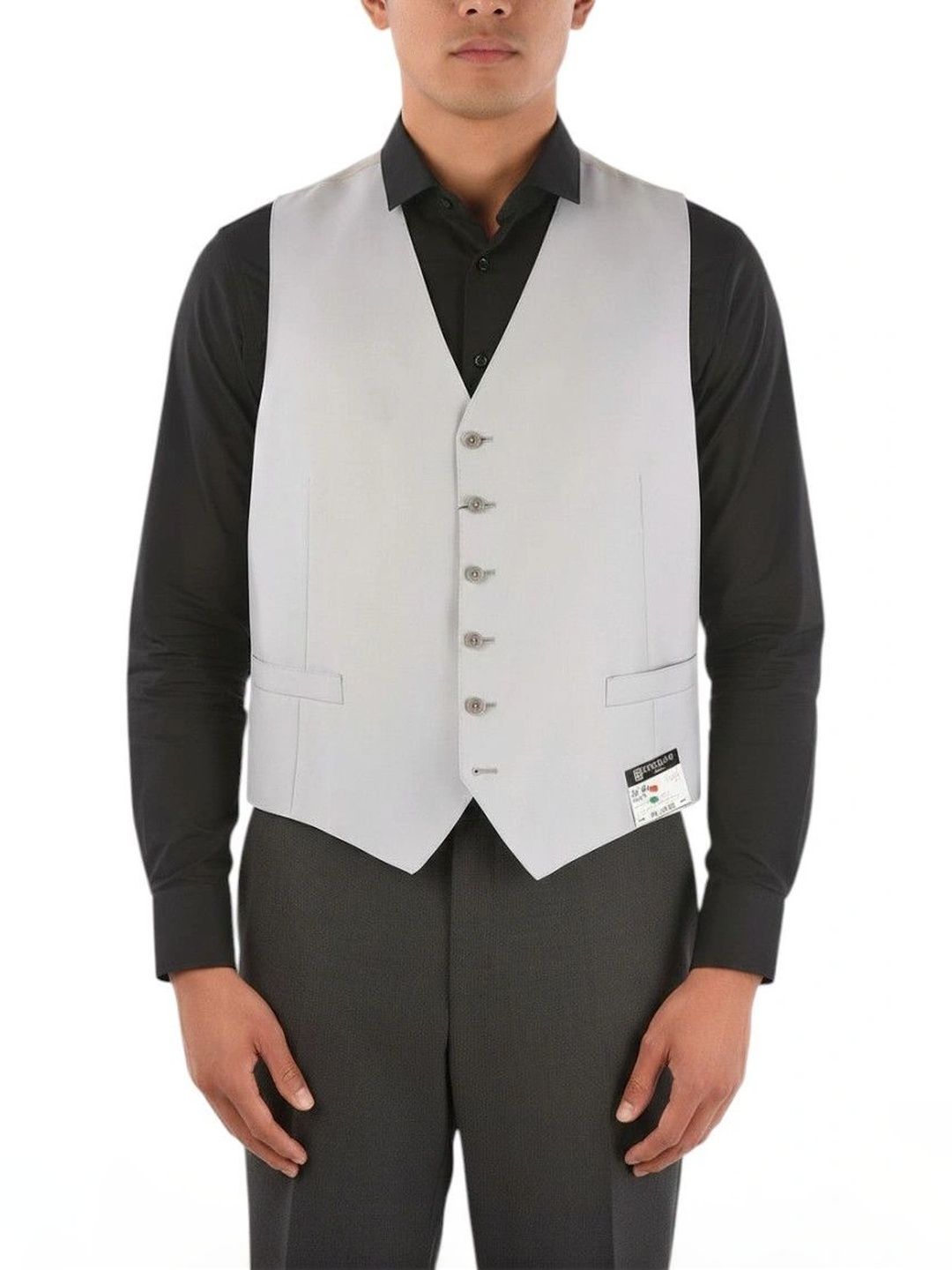 Corneliani Grey Tailored Waistcoat-picture-12