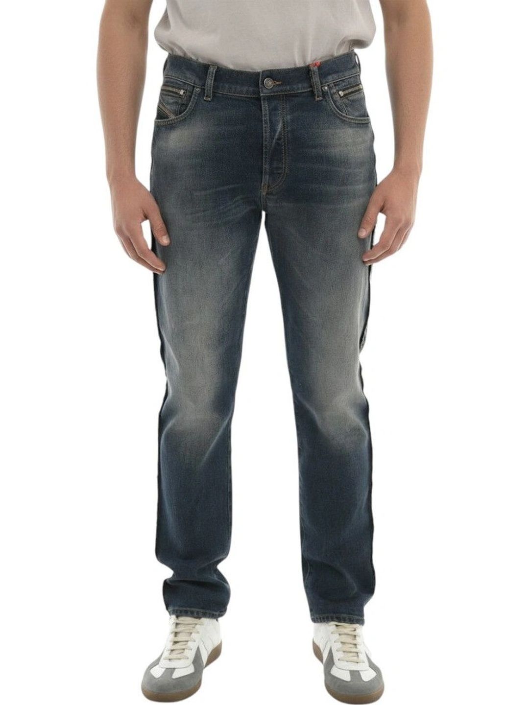 DIESEL Men Slim Fit Mid-Rise Jeans-picture-36