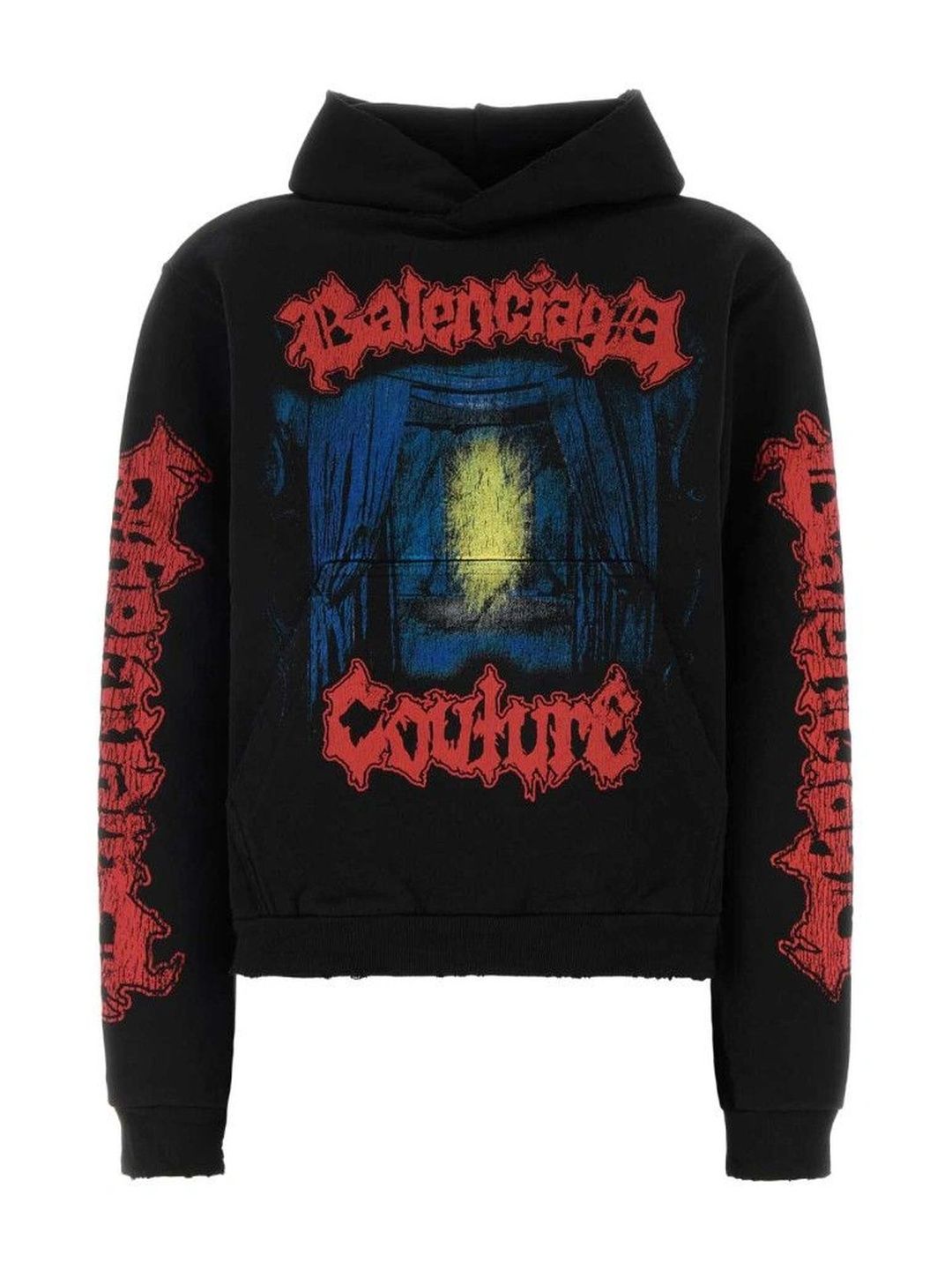 Balenciaga Women Printed Hooded Sweatshirt-picture-10