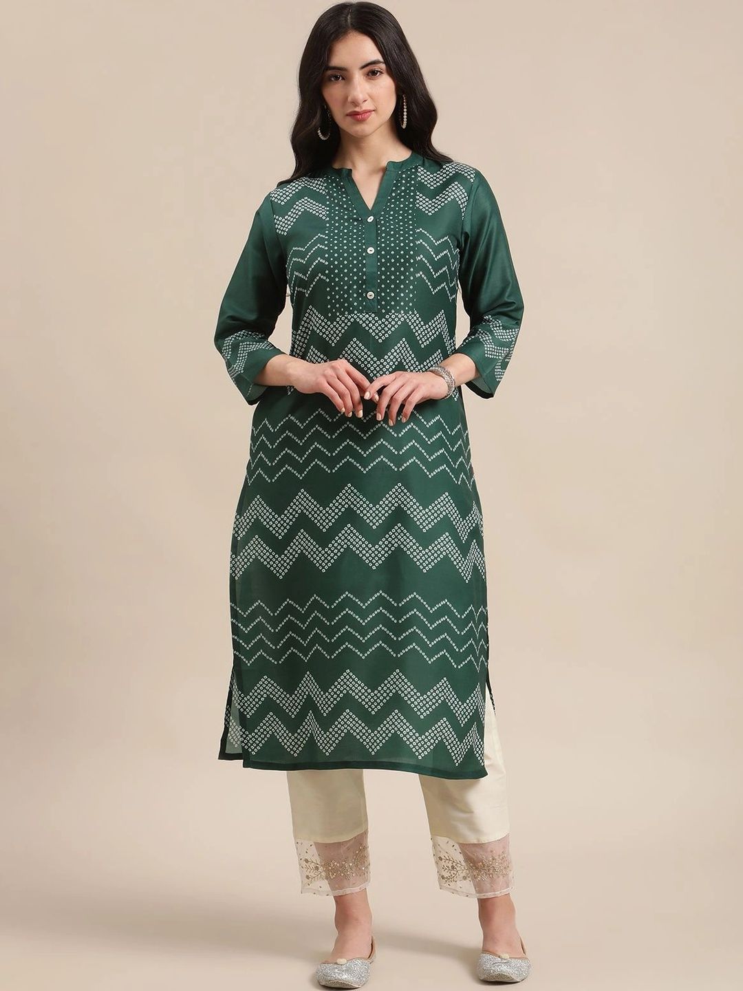 KALINI Women Geometric Printed Kurta-picture-41