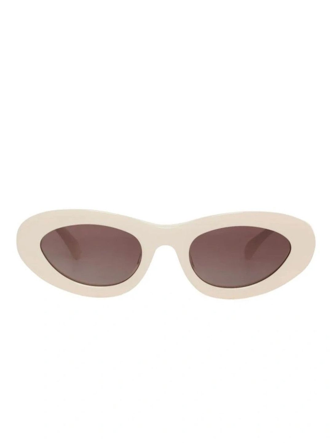 Anine Bing Unisex Brown Lens & White Other Sunglasses with-image-11