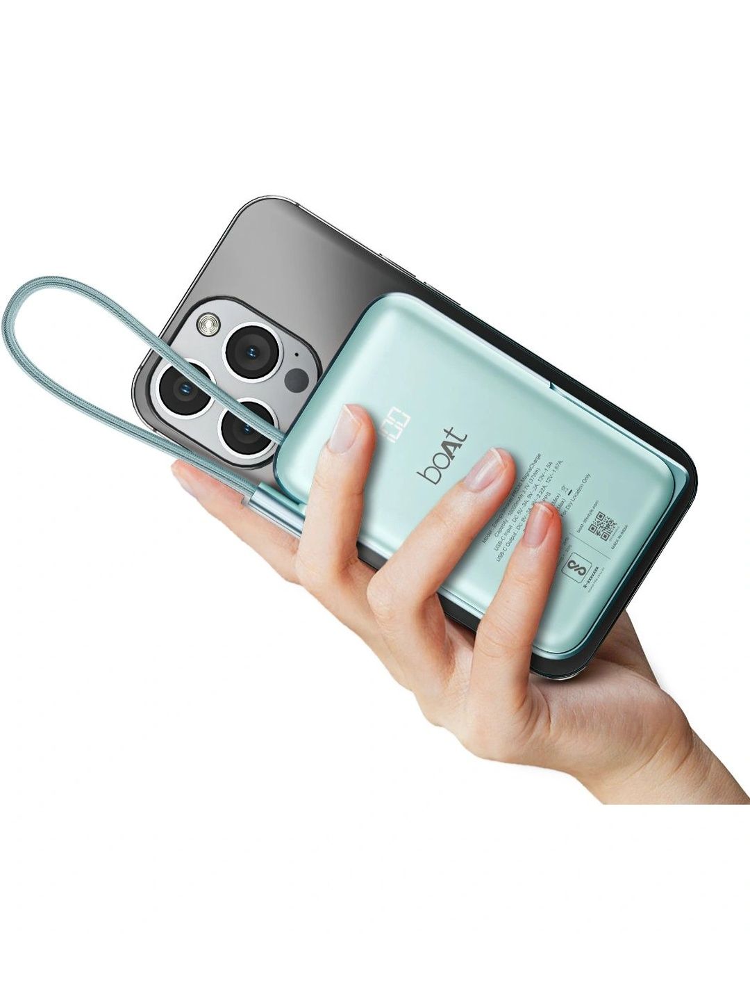 boAt Energyshroom PB330 MagnaCharge Magnetic Wireless Power Bank