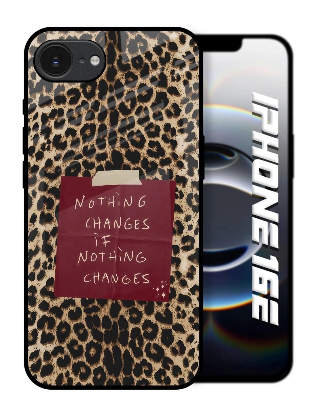 QRIOH Conversational Printed Apple iPhone 16e Back Case Mobile Accessories-image-36